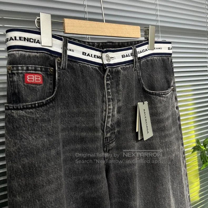 Balenciaga Balenciaga Original Heavy Wash Denim Jeans. Size US 26 / EU 42 - 5 Thumbnail