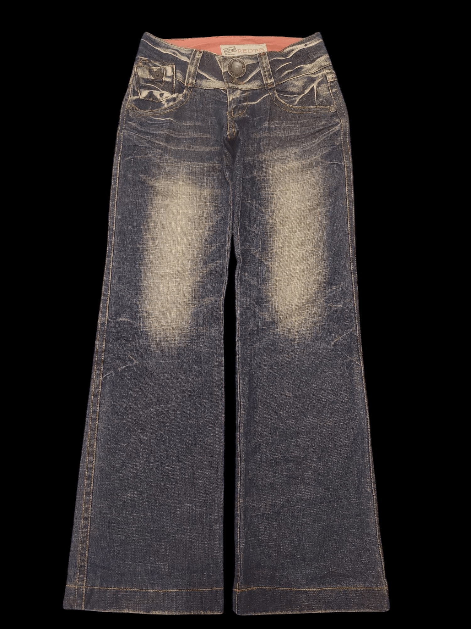 If Six Was Nine Vtg Red Pepper Flared jeans Distressed Jeans Size 28" / US 6 / IT 42 - 2 Thumbnail