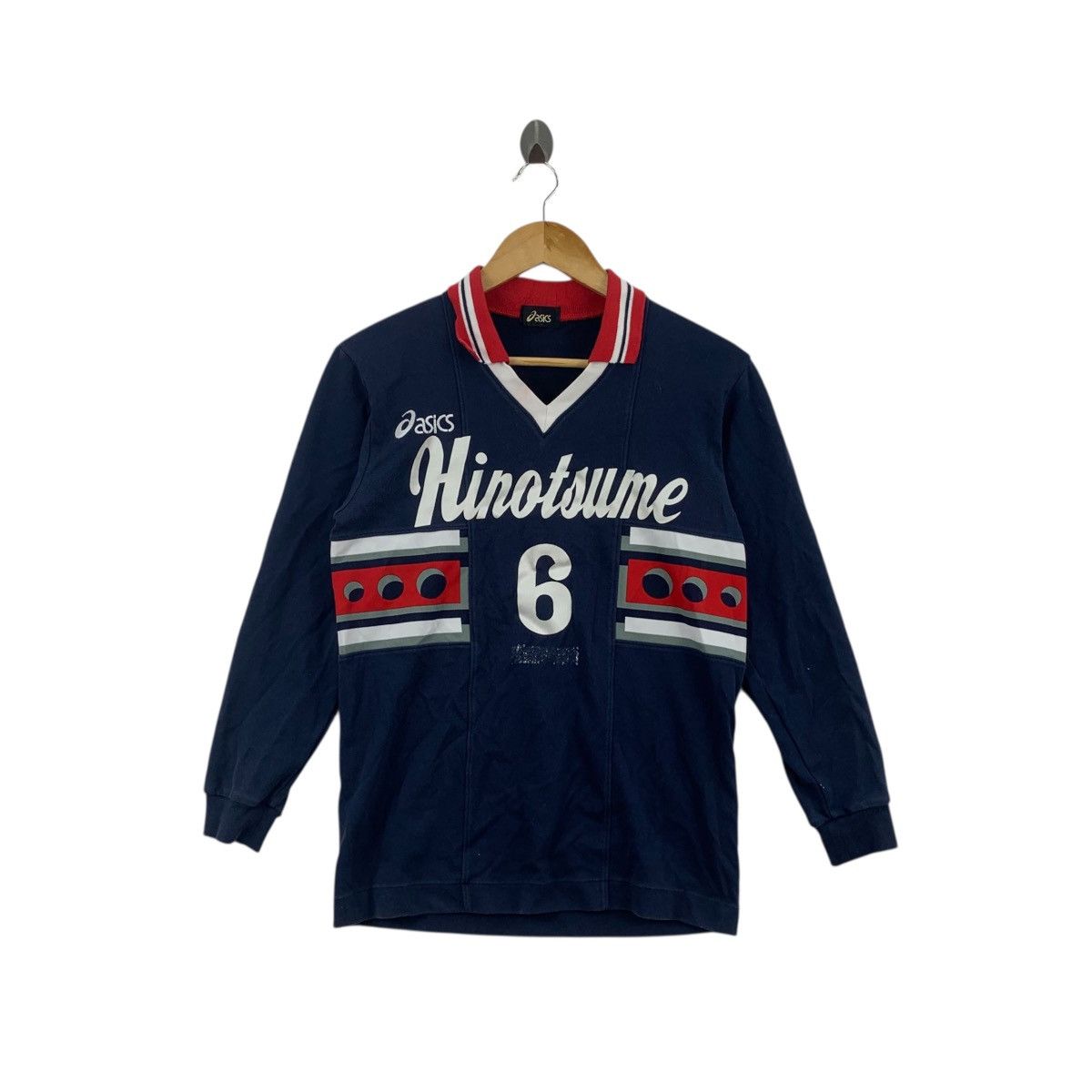 Asics Vintage 80’ ASICS HINOTSUME BASEBALL Jersey Tee Shirt Top Size US S / EU 44-46 / 1 - 1 Thumbnail