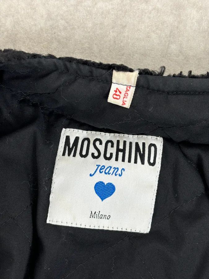 Moschino 2000s Moschino Black Buttoned Light Jacket Size M / US 6-8 / IT 42-44 - 10 Thumbnail