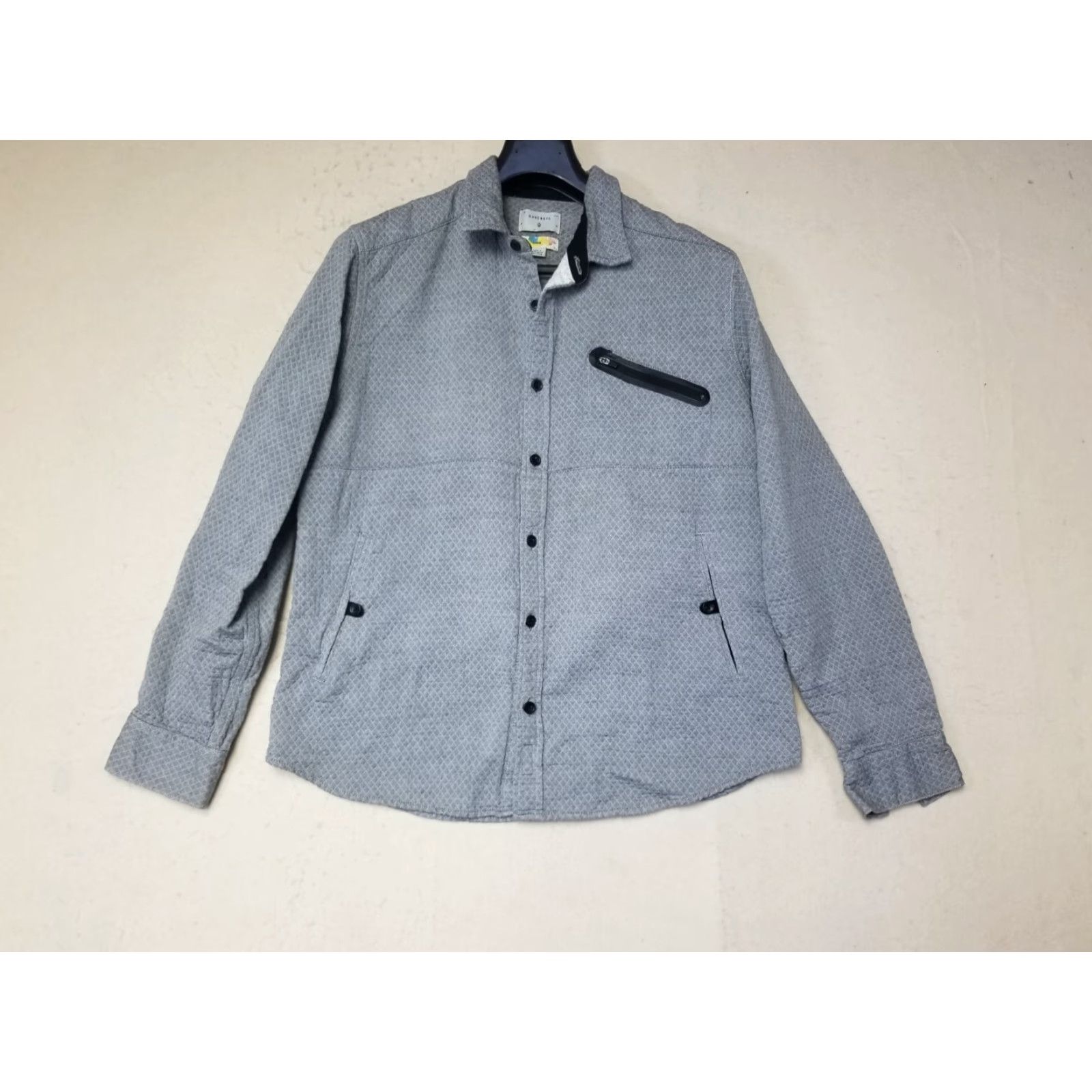 Vintage OurCaste Shirt Mens Large Gray Quilted Pockets Jacket Shacket Size US L / EU 52-54 / 3 - 2 Thumbnail