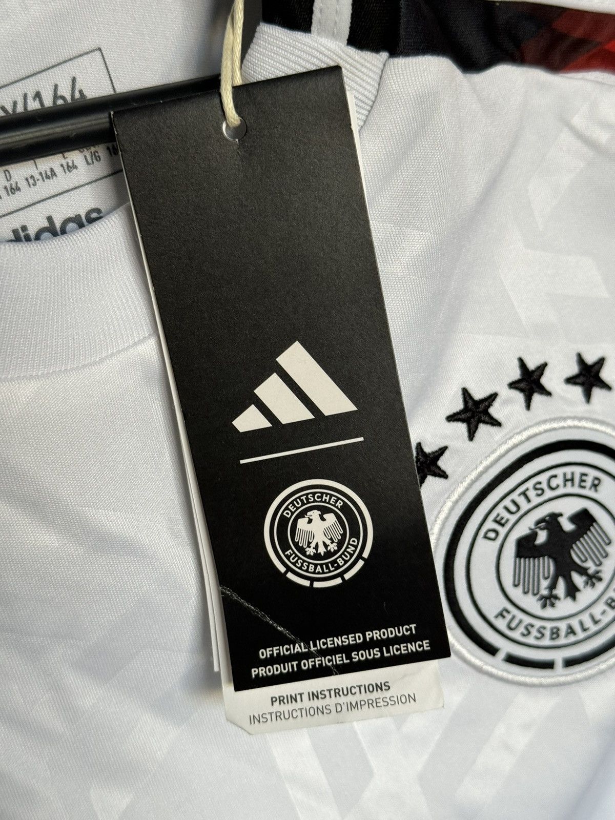 Adidas New KIDS Germany National Team 24/25 Home Football Jersey Size US S / EU 44-46 / 1 - 11 Thumbnail