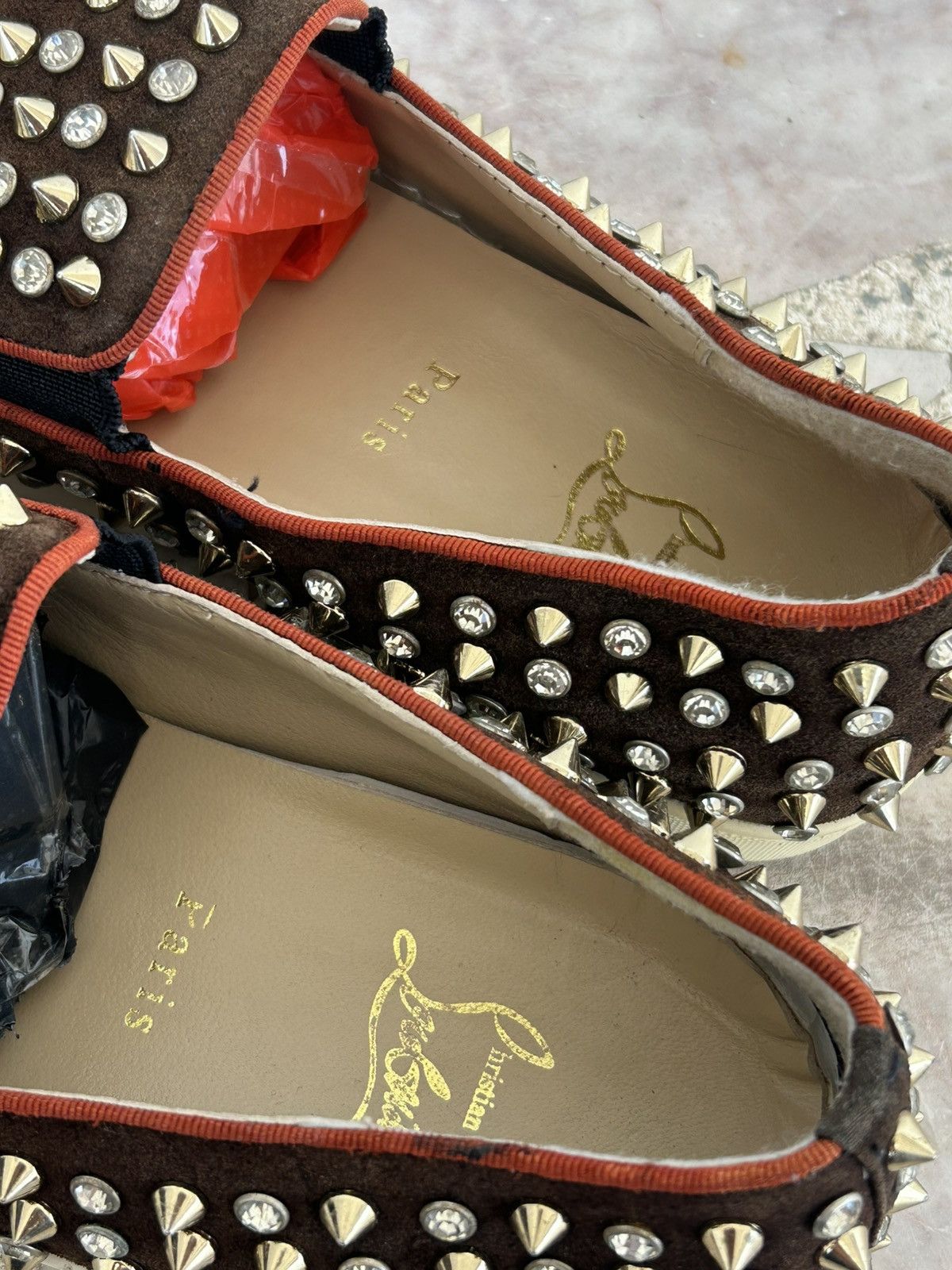 Christian Louboutin Christian Louboutin Crystal Dandelion Spikes Loafers UK8.5 Size US 8.5 / EU 41-42 - 9 Thumbnail