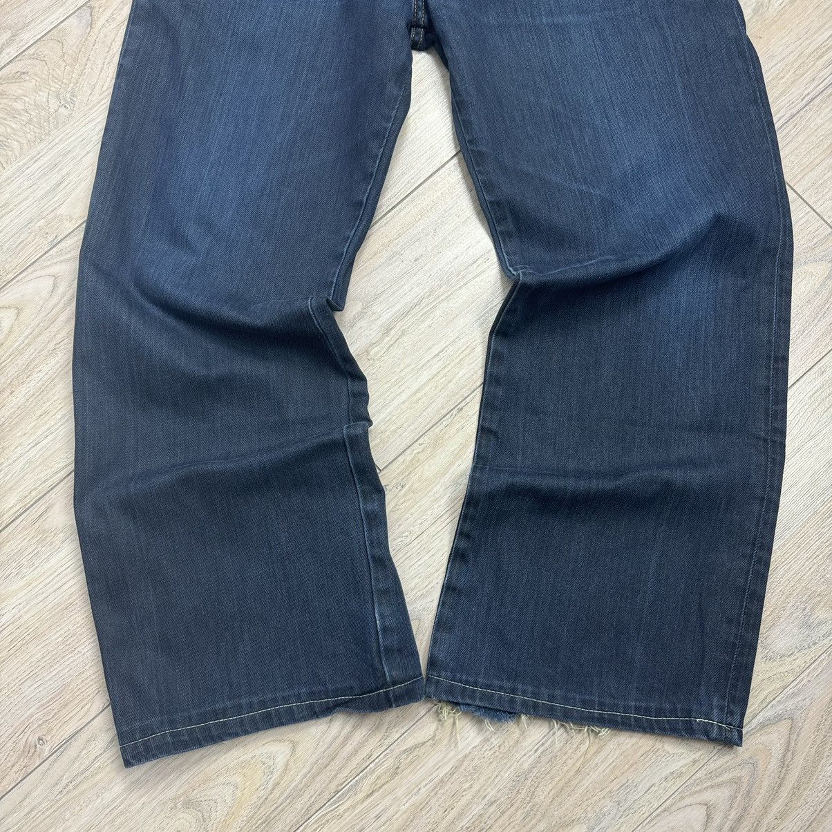 G-Star Vintage G-Star Raw 3301 Distressed Dark Y2K Baggy Denim Jean Size US 31 - 7 Thumbnail