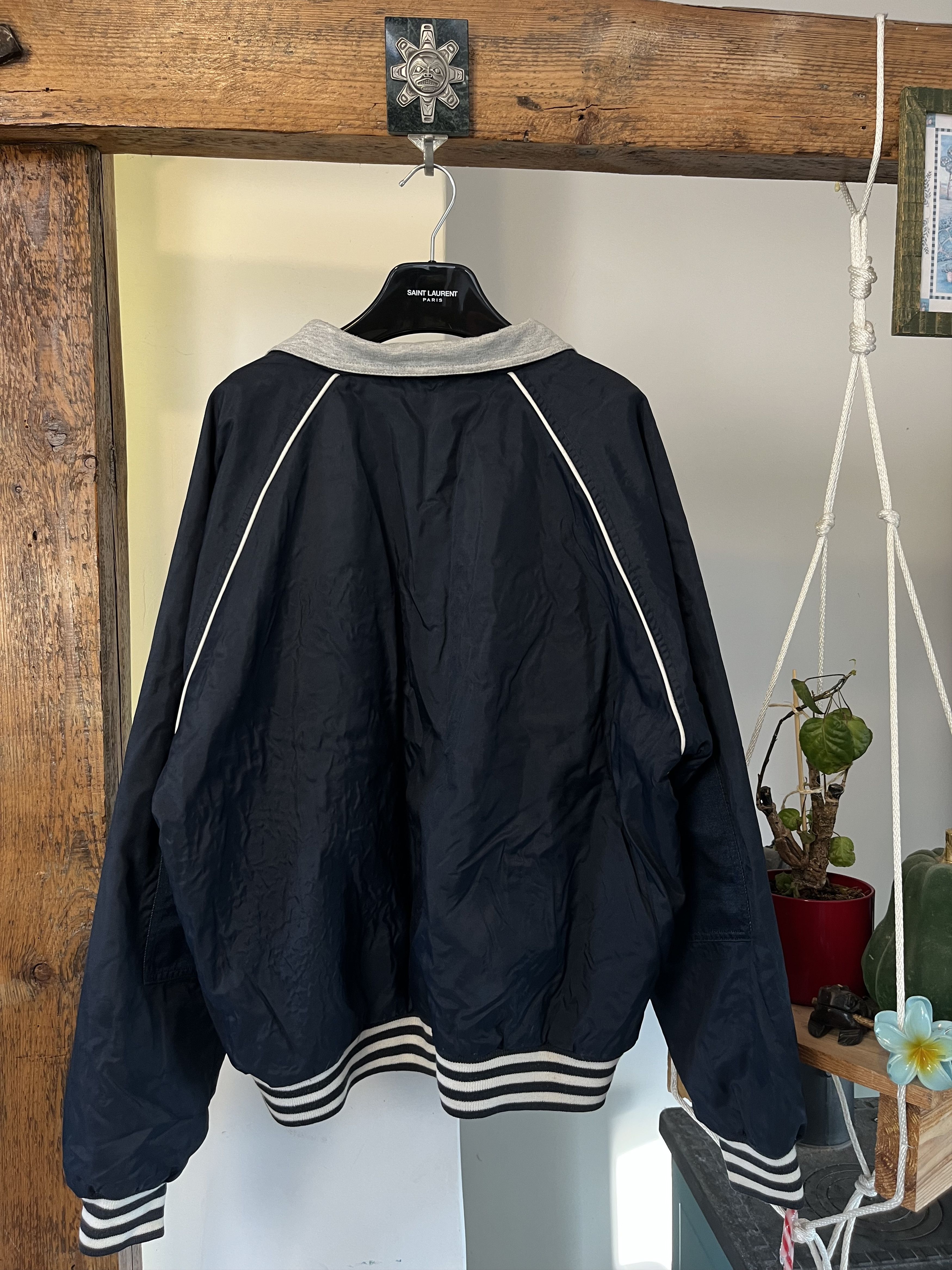 Schott × Vintage 90s Vintage Schott NYC Reversible Varsity Jacket Made in USA Size US XL / EU 56 / 4 - 4 Thumbnail