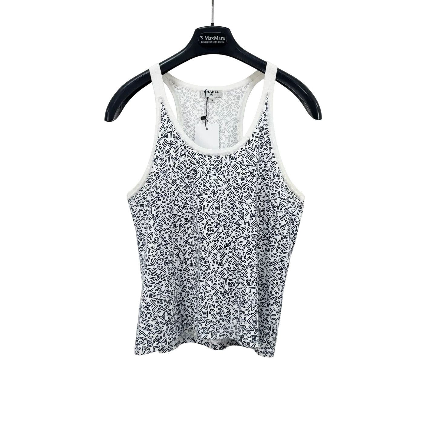 Chanel Chanel Logo Print Tank Top Size 38 Size S / US 4 / IT 40 - 1 Thumbnail