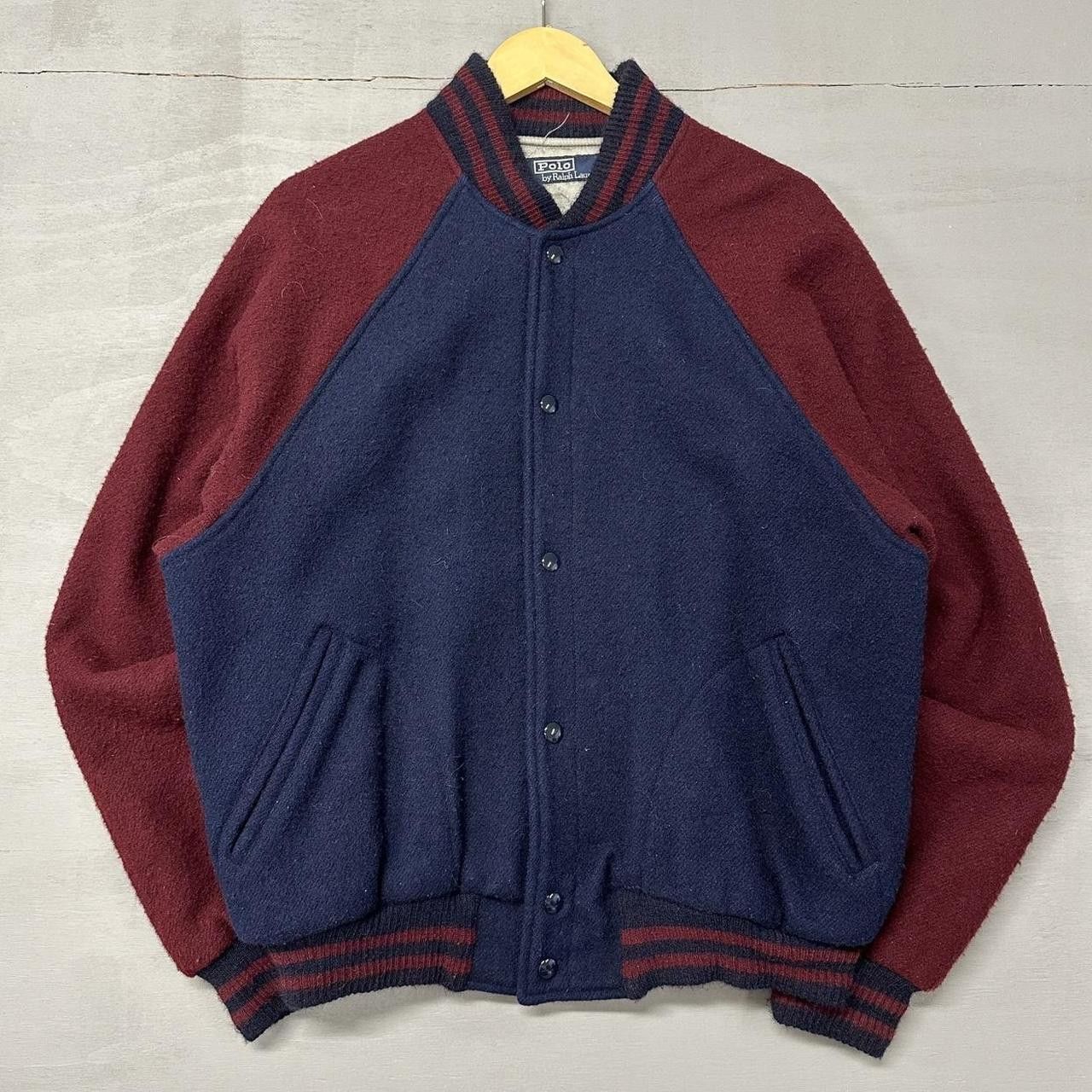 Polo Ralph Lauren Vintage Polo Ralph Lauren Wool / Varsity Jacket Large Size US L / EU 52-54 / 3 - 1 Thumbnail