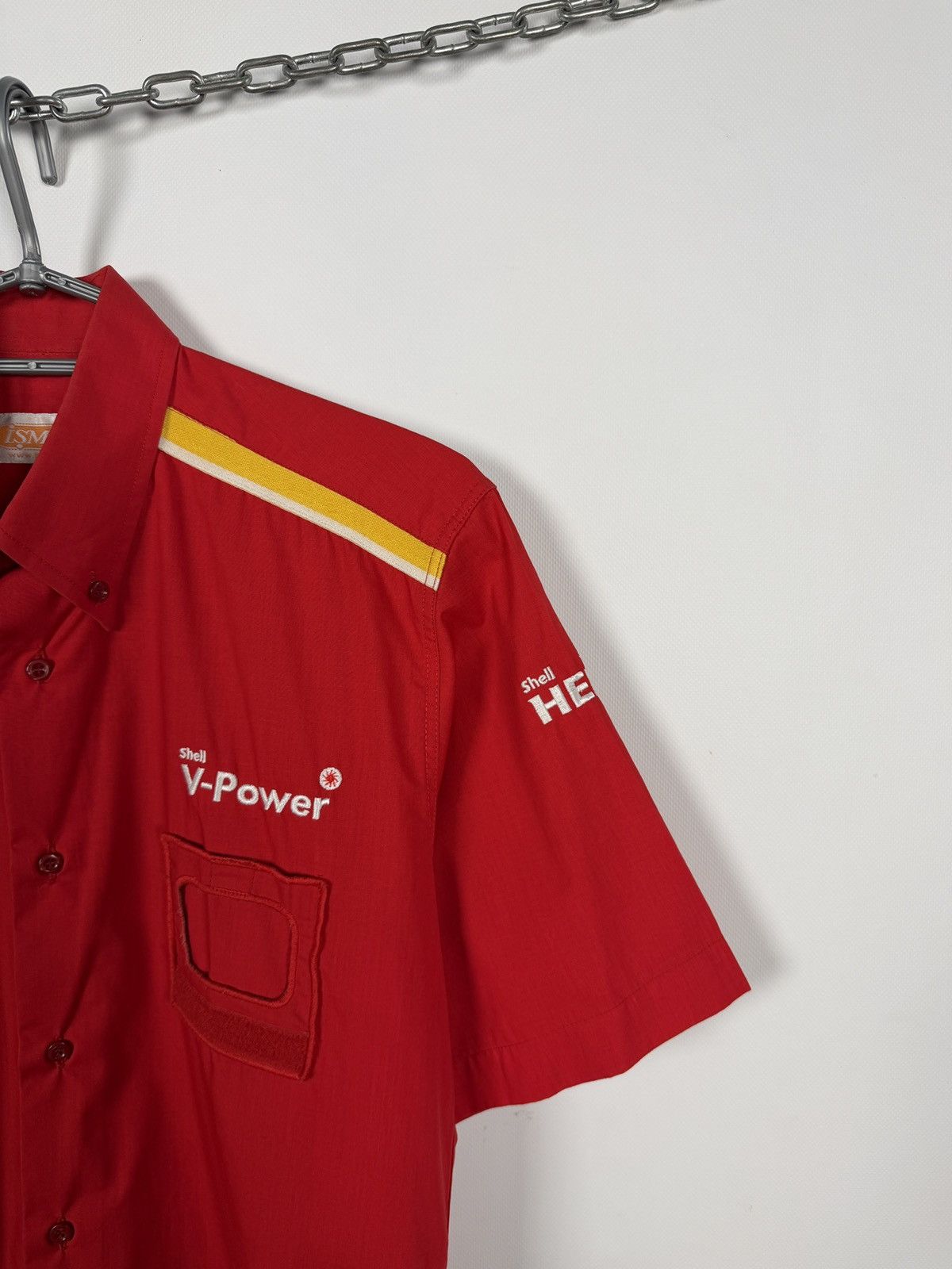 Ferrari Ferrari Shell V-Power Short Sleeve Shirt Button Up F1 Size S Size US S / EU 44-46 / 1 - 2 Thumbnail