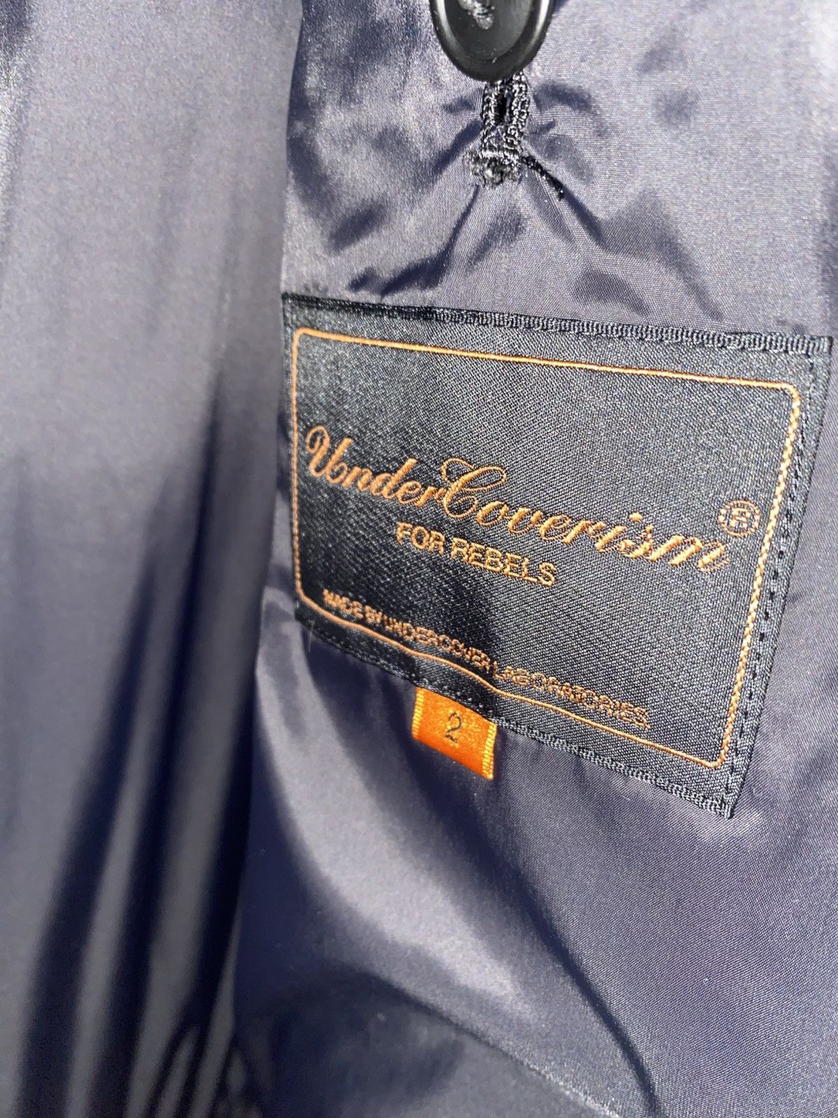 Undercover Undercover AW07 leather sleeve hybrid jacket Size US M / EU 48-50 / 2 - 3 Thumbnail
