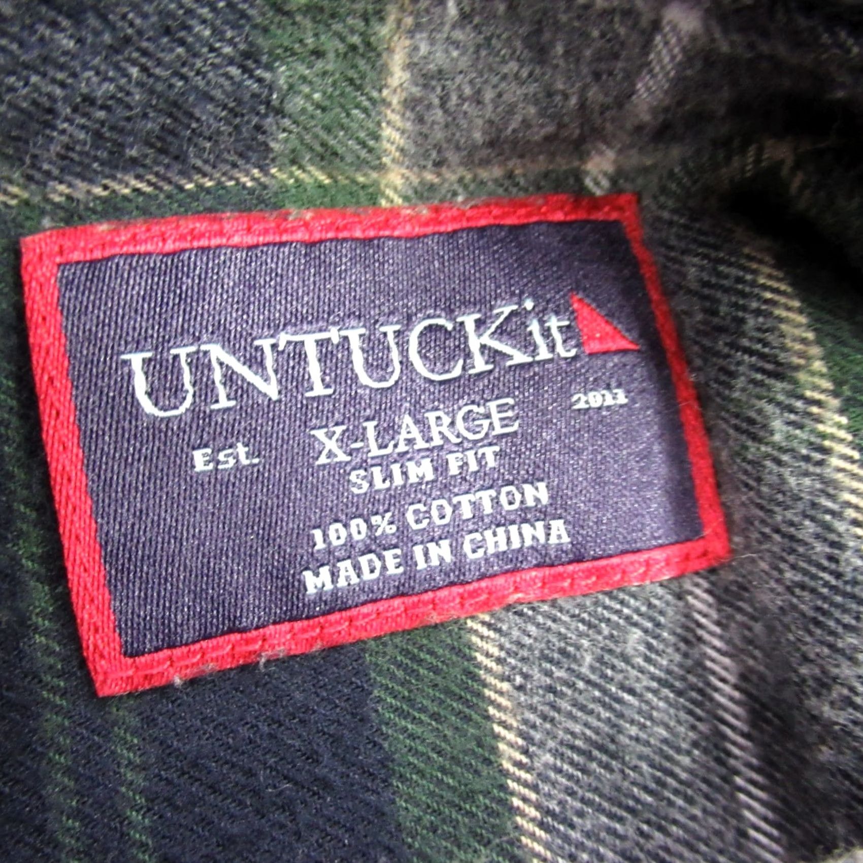UNTUCKit Untuckit Shirt Mens XL Long Sleeve Plaid Casual Slim Fit Button Front Size US XL / EU 56 / 4 - 3 Thumbnail