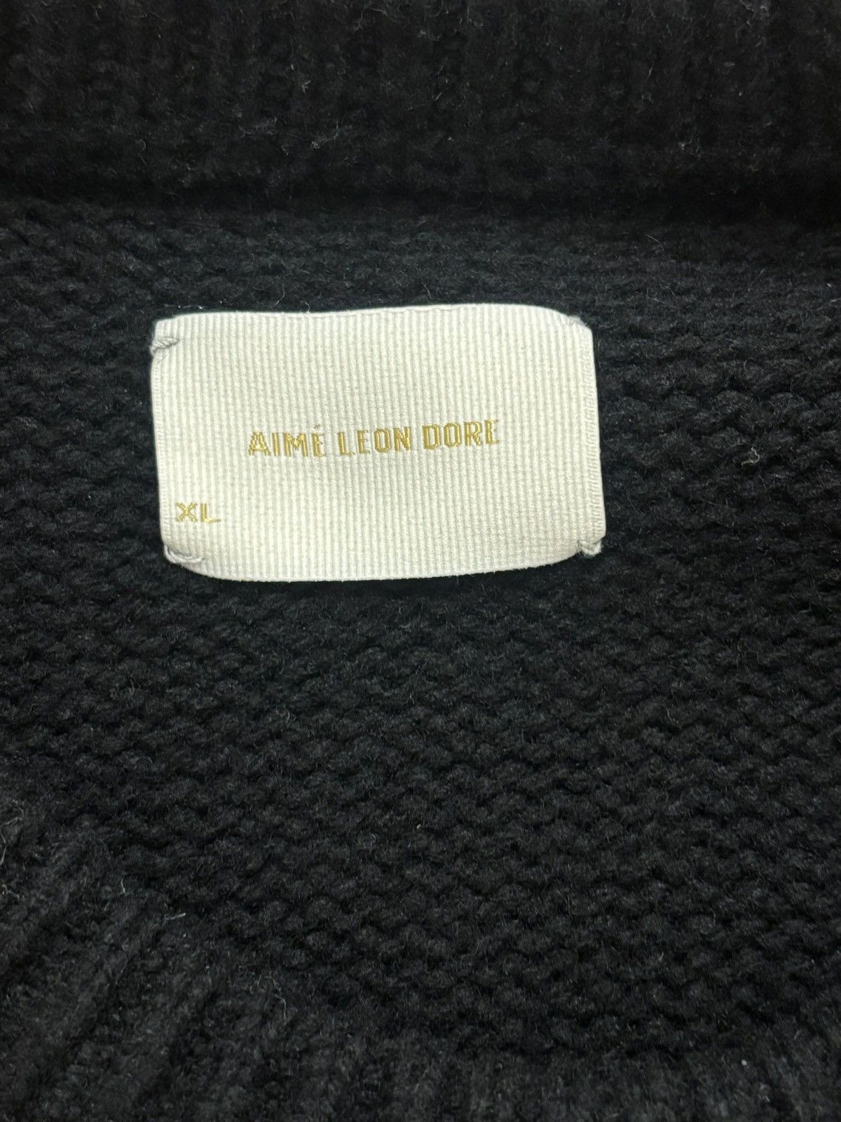 Aime Leon Dore Aime Leon Dore Sweater Vest Black Size US XL / EU 56 / 4 - 3 Thumbnail