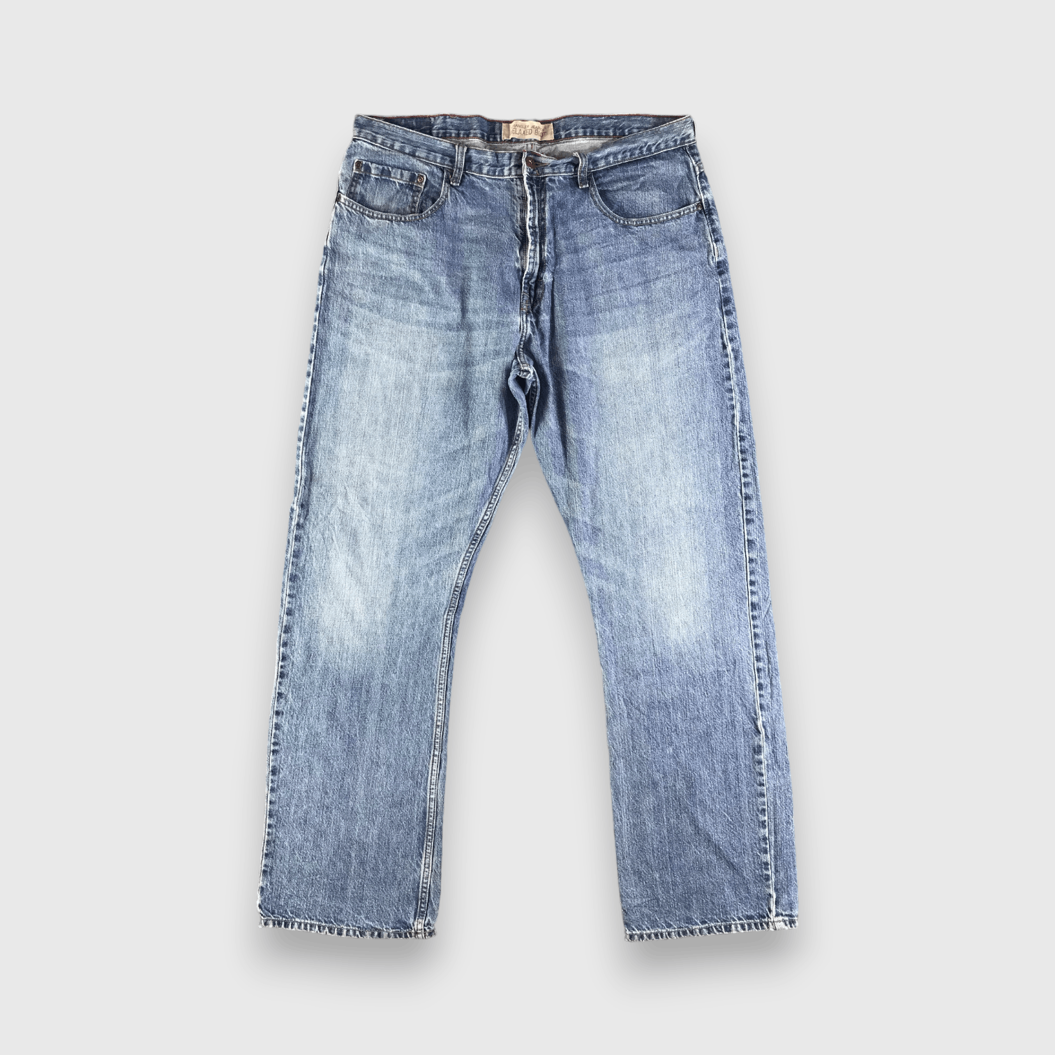 Vintage Vintage Blue Wash Wrangler Jeans-J3534 Size US 38 / EU 54 - 1 Thumbnail