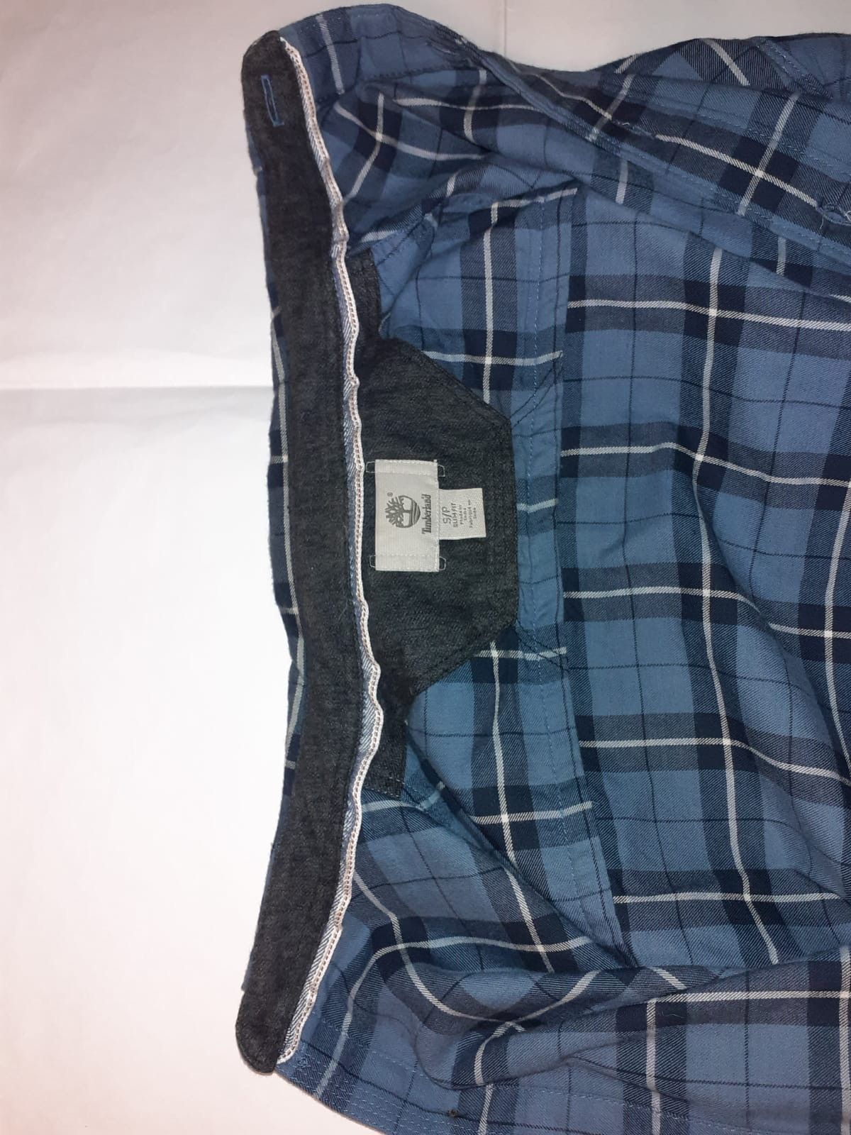 Timberland Camicia originale casual Timberland a quadri blu Size US S / EU 44-46 / 1 - 2 Thumbnail