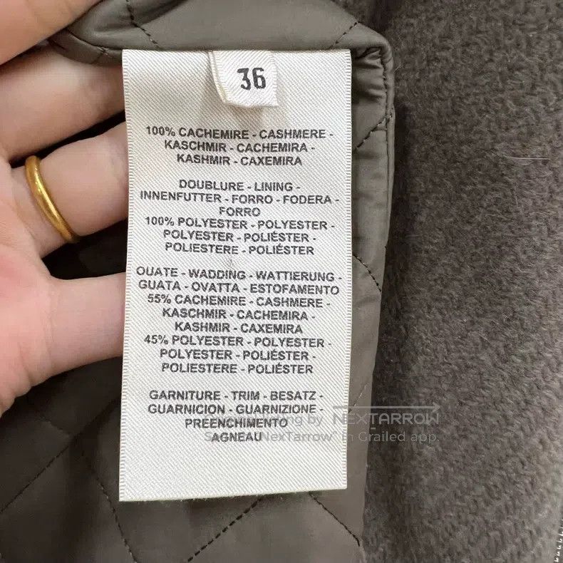 Hermes Hermes Solid Color Lapel Long Sleeve Jacket Size XS / US 0-2 / IT 36-38 - 4 Thumbnail