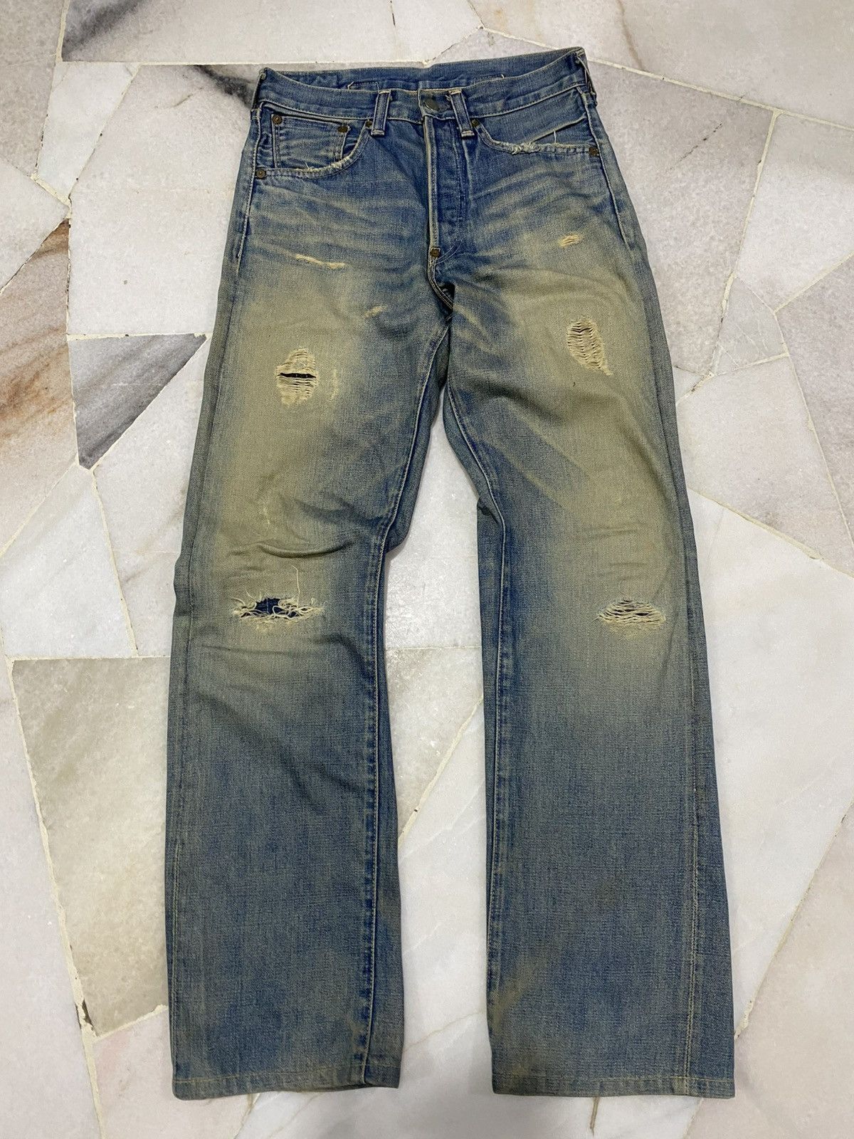 Levi's LEVIS BIG E LOT 37501 RIVETS SELVAGED Size US 28 / EU 44 - 1 Thumbnail
