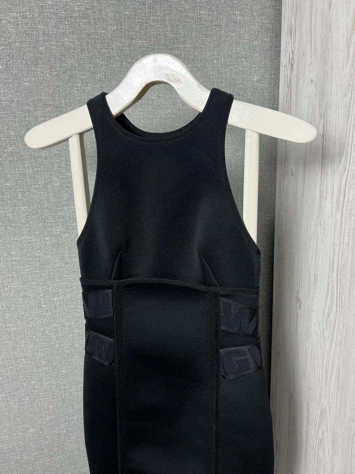 Alexander Wang ALEXANDER WANG x H&M Black Scuba Neoprene Dress Size 8 Size M / US 6-8 / IT 42-44 - 4 Thumbnail
