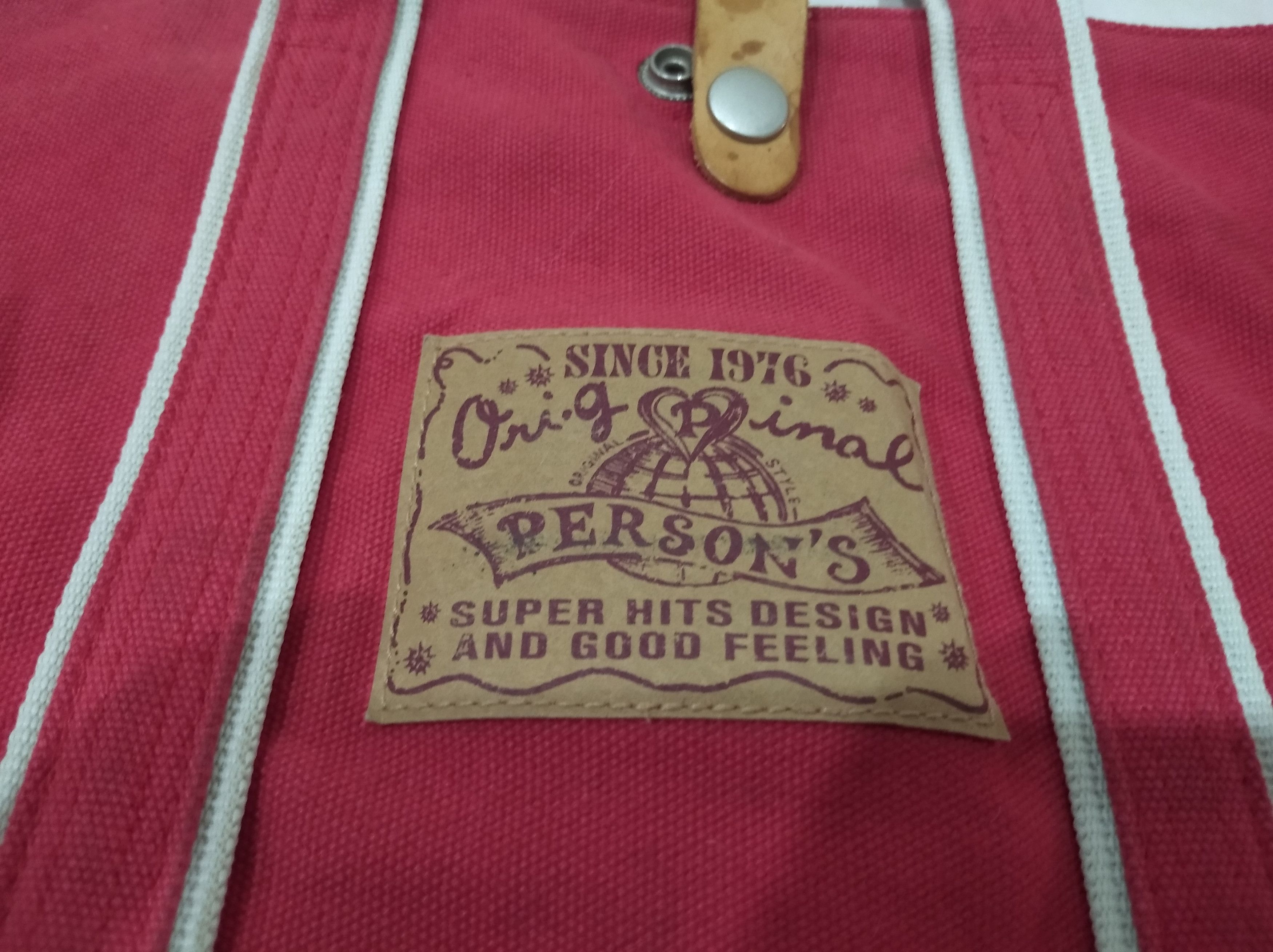 Japanese Brand × PERSON'S × Vintage Vintage person's tote bag rare Size ONE SIZE - 8 Thumbnail