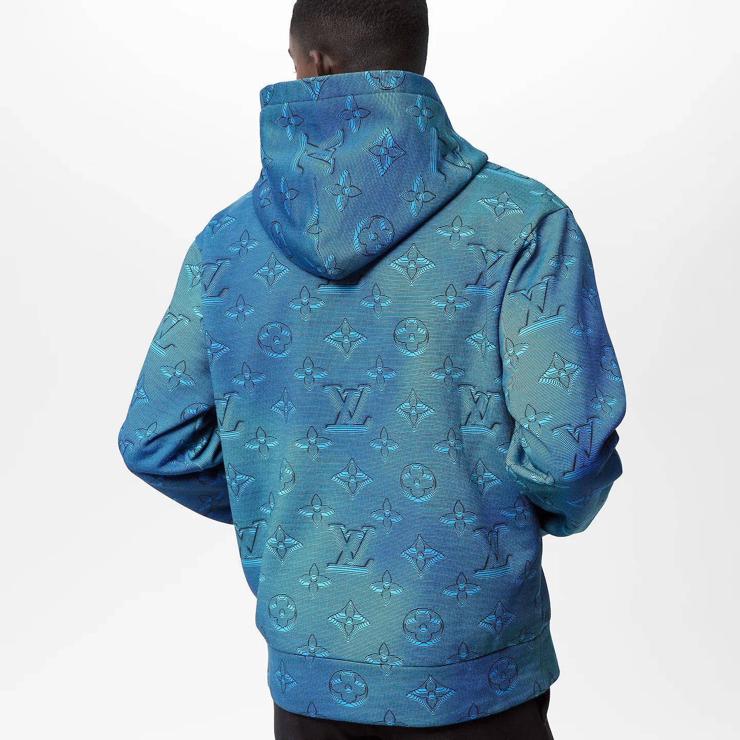 Louis Vuitton LOUIS VUITTON HOODIE HALF ZIP NYLON MONOGRAM LOGO LV 1AA4IN Grailed