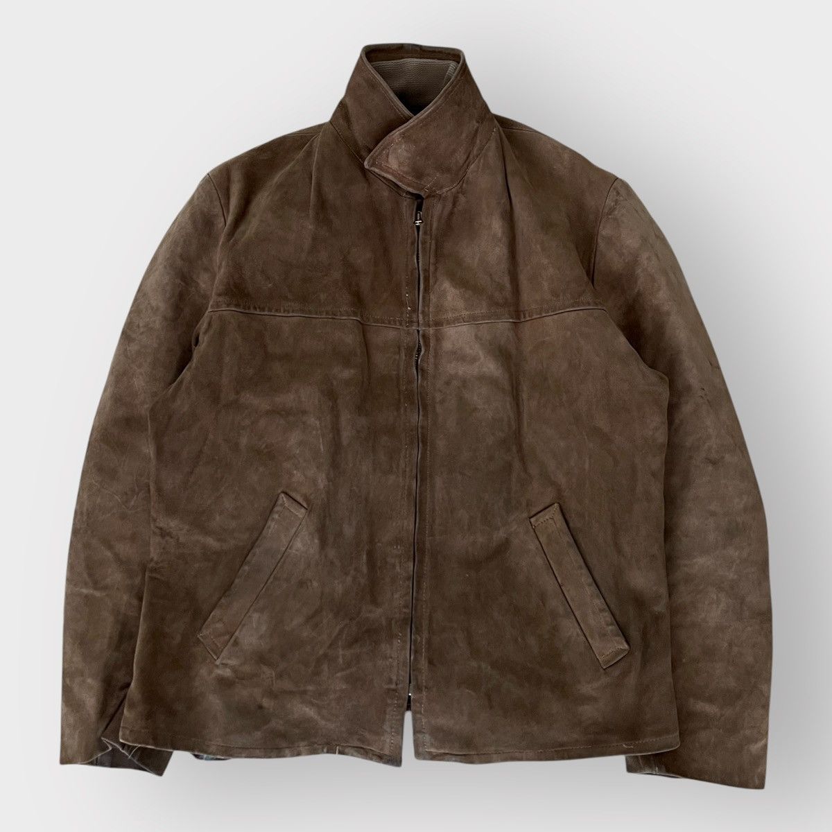 Vintage RARE! 1950s Leander Larsson & Co Goat Skin Leather Jacket Size US M / EU 48-50 / 2 - 1 Thumbnail