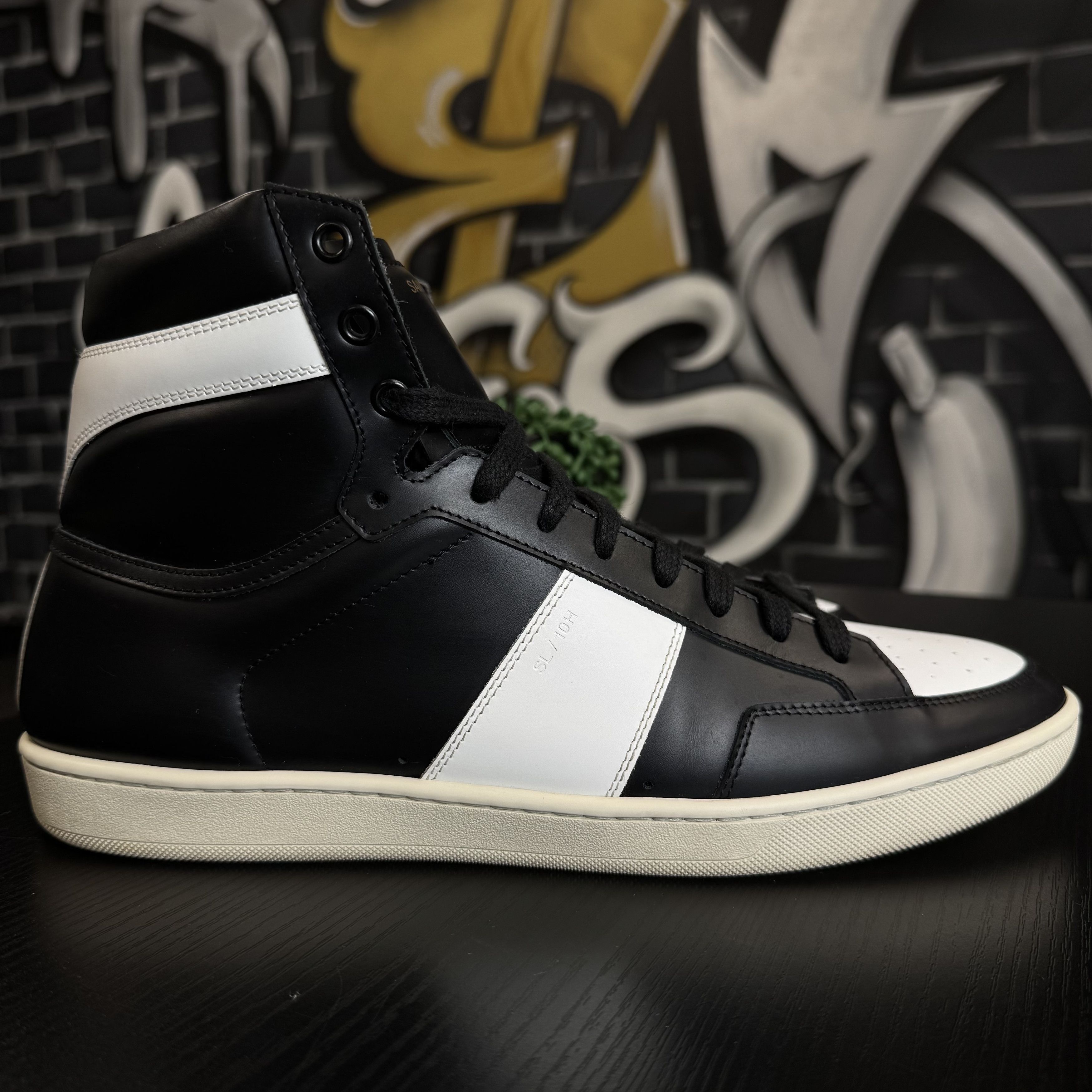 Saint Laurent Paris SAINT LAURENT SL-10H WHITE BLACK Size US 12 / EU 45 - 5 Thumbnail