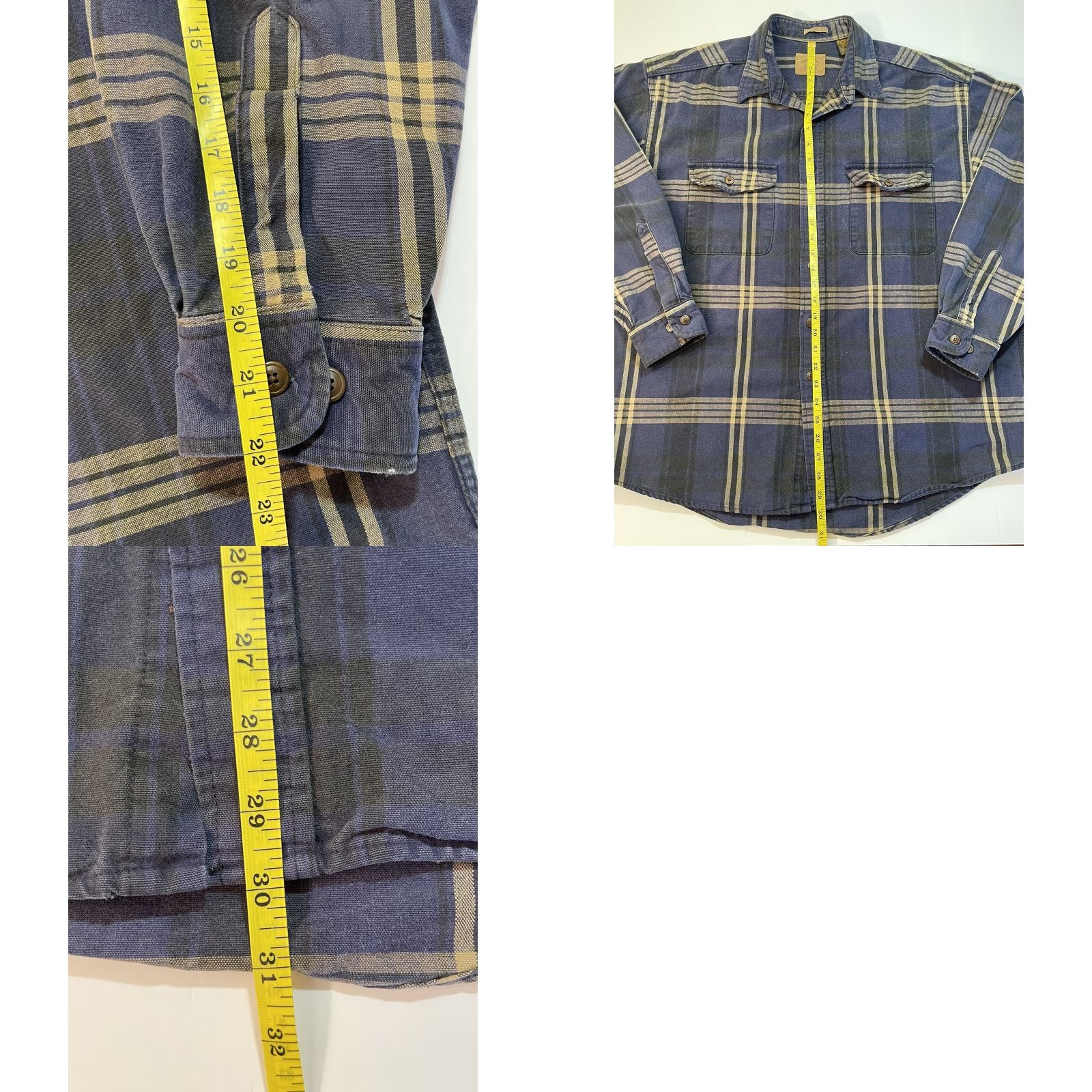 Vintage VINTAGE St. John's Bay Button-Down Shirt Outdoor Plaid Blue XL Men Size US XL / EU 56 / 4 - 8 Thumbnail