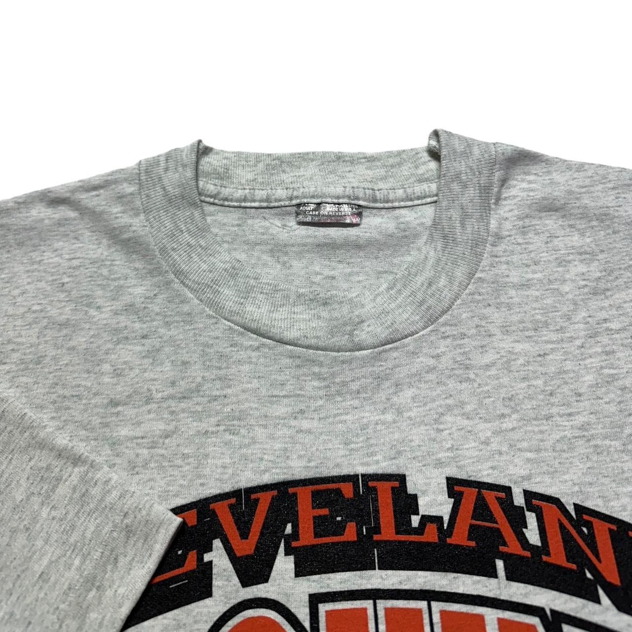 Fruit Of The Loom × NFL × Vintage Vintage Cleveland Browns Helmet T-Shirt Size US XL / EU 56 / 4 - 4 Thumbnail