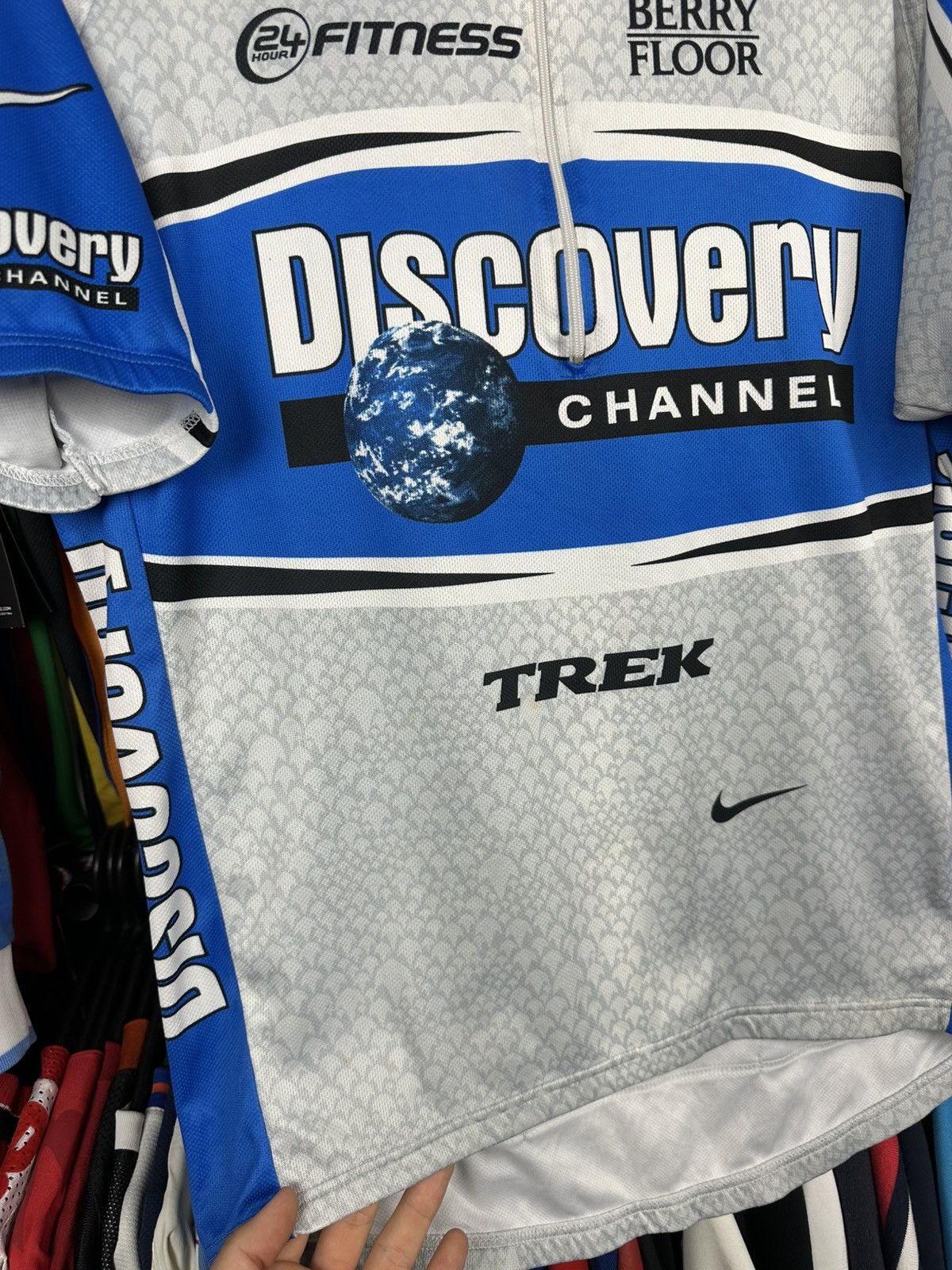 Nike × Vintage 2005 Nike Discovery Channel Lance Armstrong Cycling Jersey Size US L / EU 52-54 / 3 - 5 Thumbnail