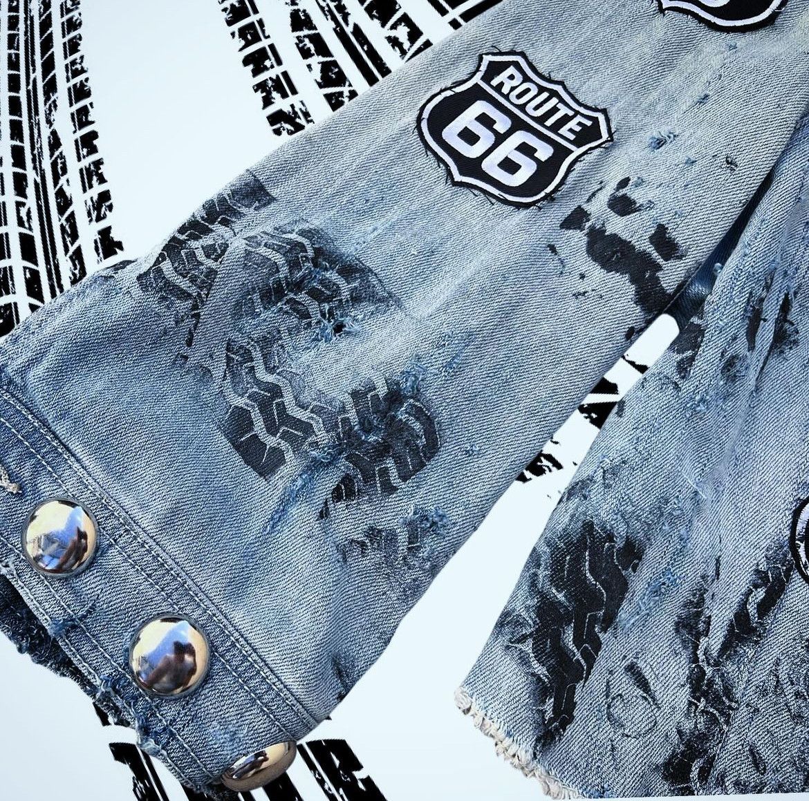 Vintage Route 66 Size L / US 10 / IT 46 - 3 Thumbnail