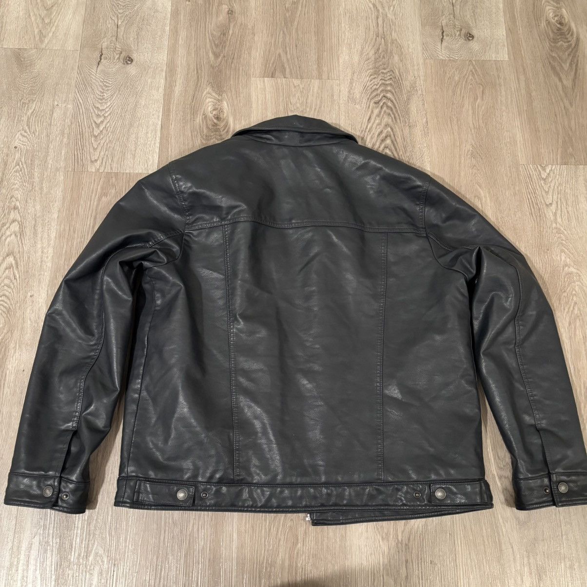 Levi's Levi Heavy leather jacket Size US XL / EU 56 / 4 - 4 Thumbnail