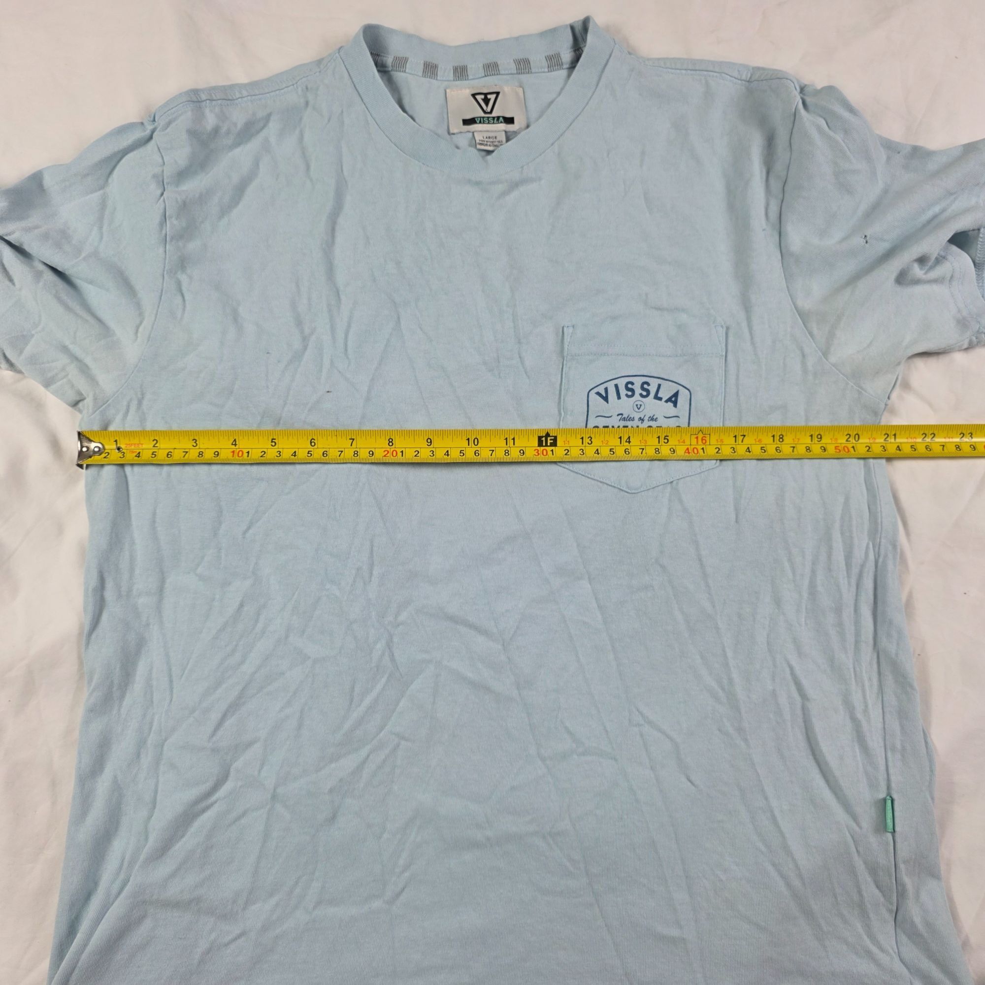 Vissla Vissla Tales of the Seven Seas Mens Size Large Blue Pocket T Size US L / EU 52-54 / 3 - 6 Thumbnail