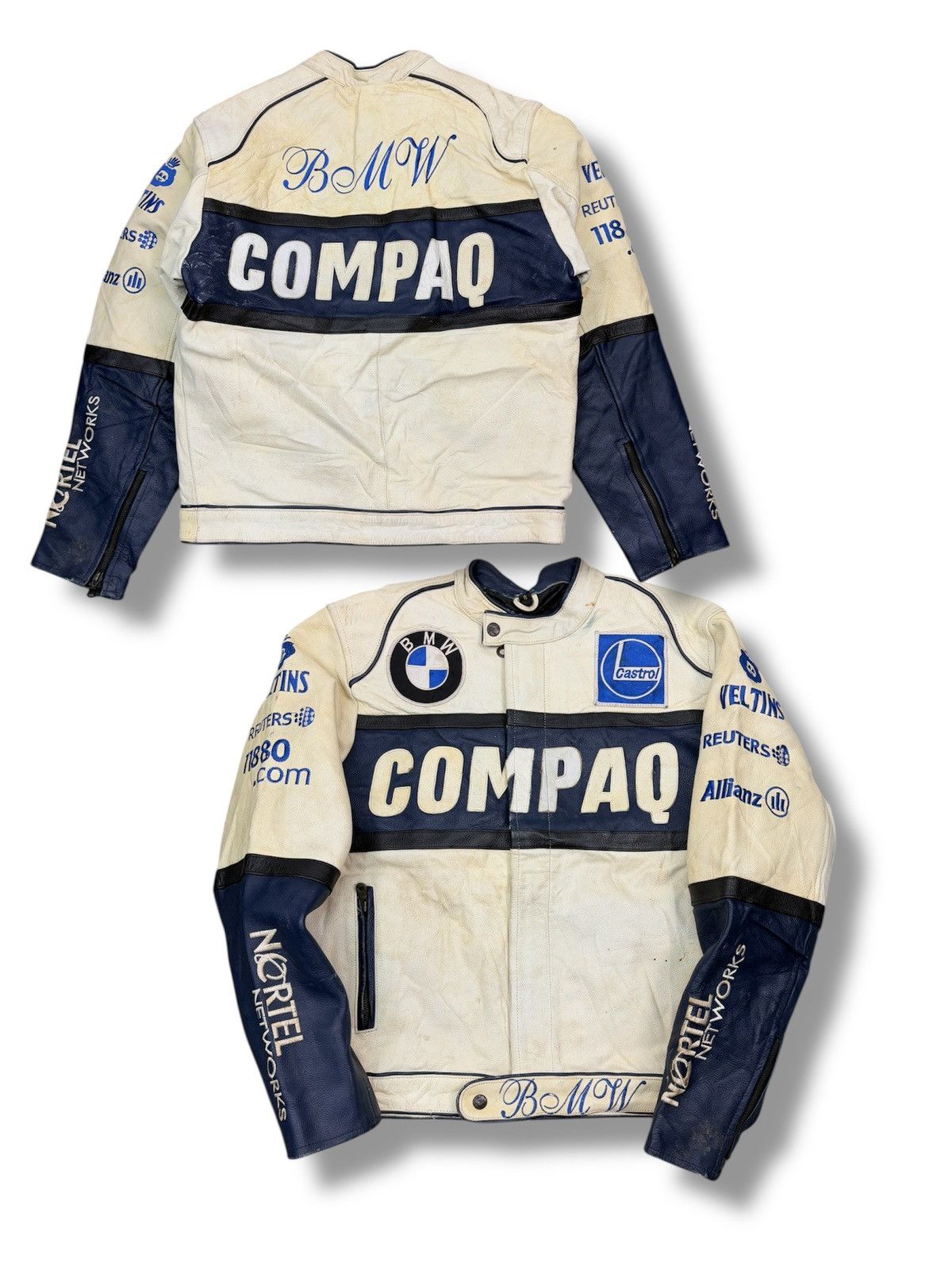 BMW Vintage BMW Leather Jacket Racing Biker Size US S / EU 44-46 / 1 - 1 Thumbnail