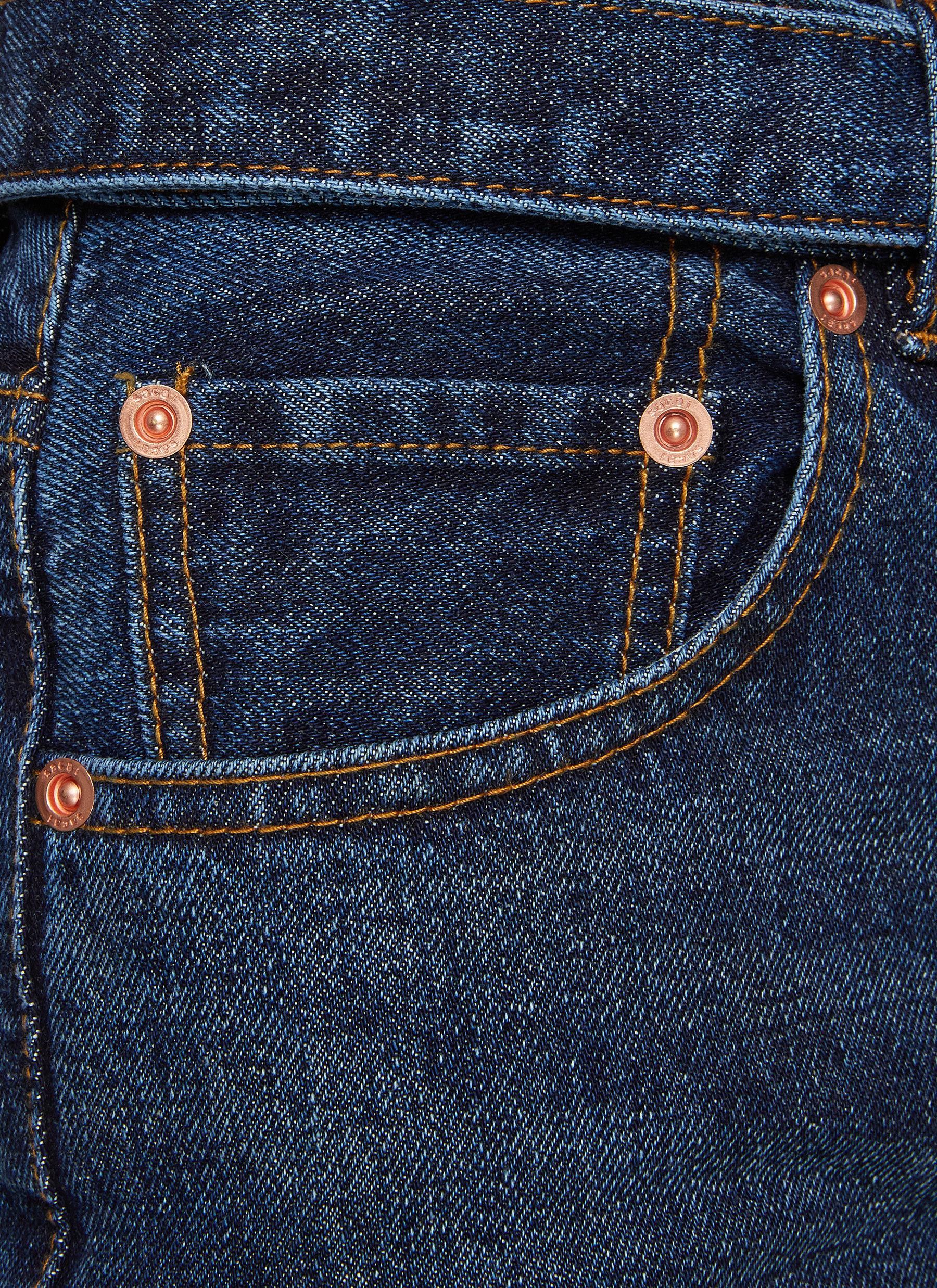 Sacai o1s22i1n0924 Boot Cut Jeans in Blue Size 26" / US 2 / IT 38 - 4 Thumbnail