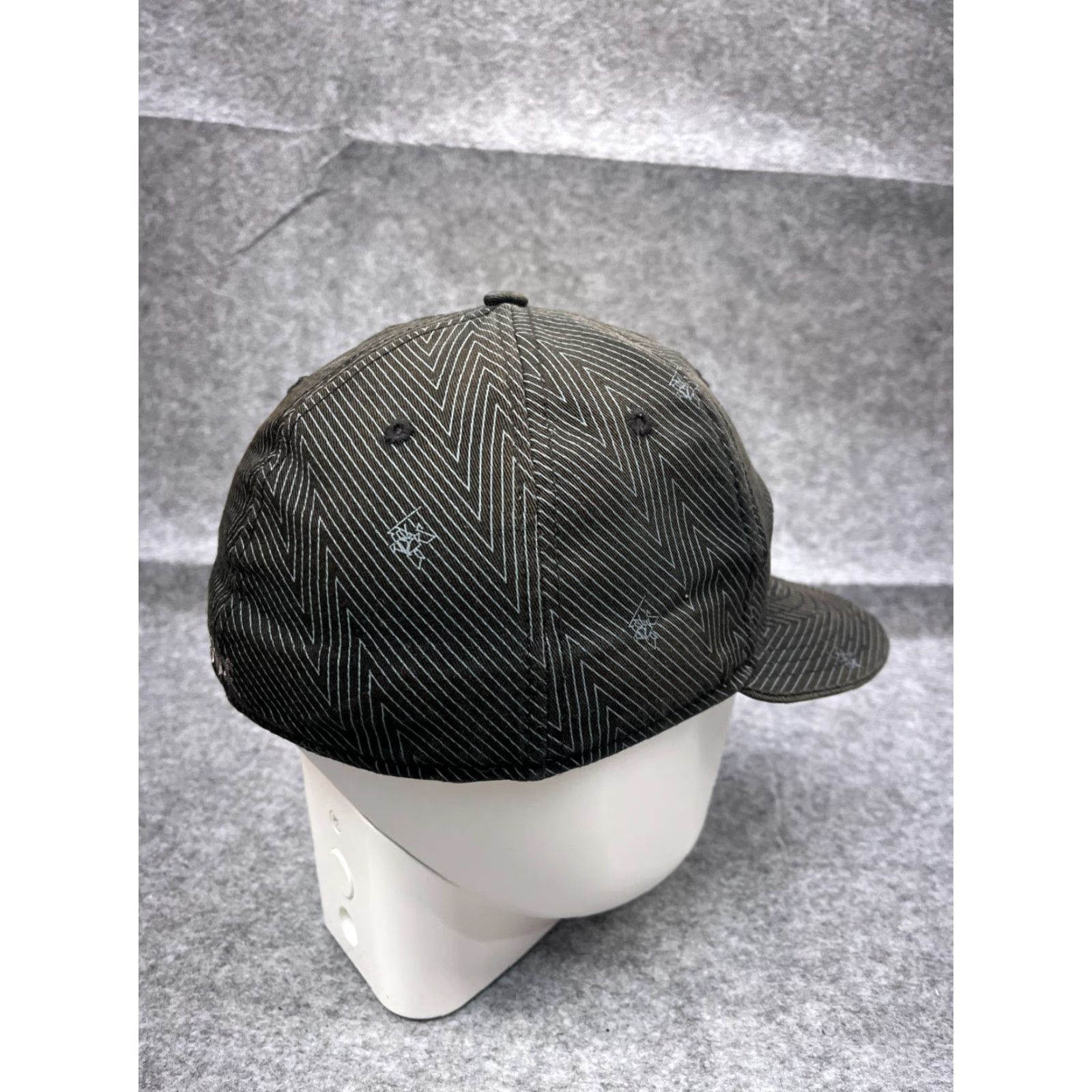 New Era New Era Fox Racing Hat Cap Fitted 7 1/4 Adult Black Cotton Geometric AOP 100% Nylon? Wait. Size ONE SIZE - 7 Thumbnail