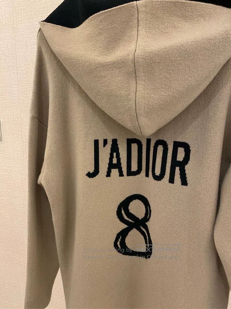 Dior Dior SS21 logo printed hooded long-sleeved knitwear Size XXS / US 00 / IT 34 - 3 Thumbnail
