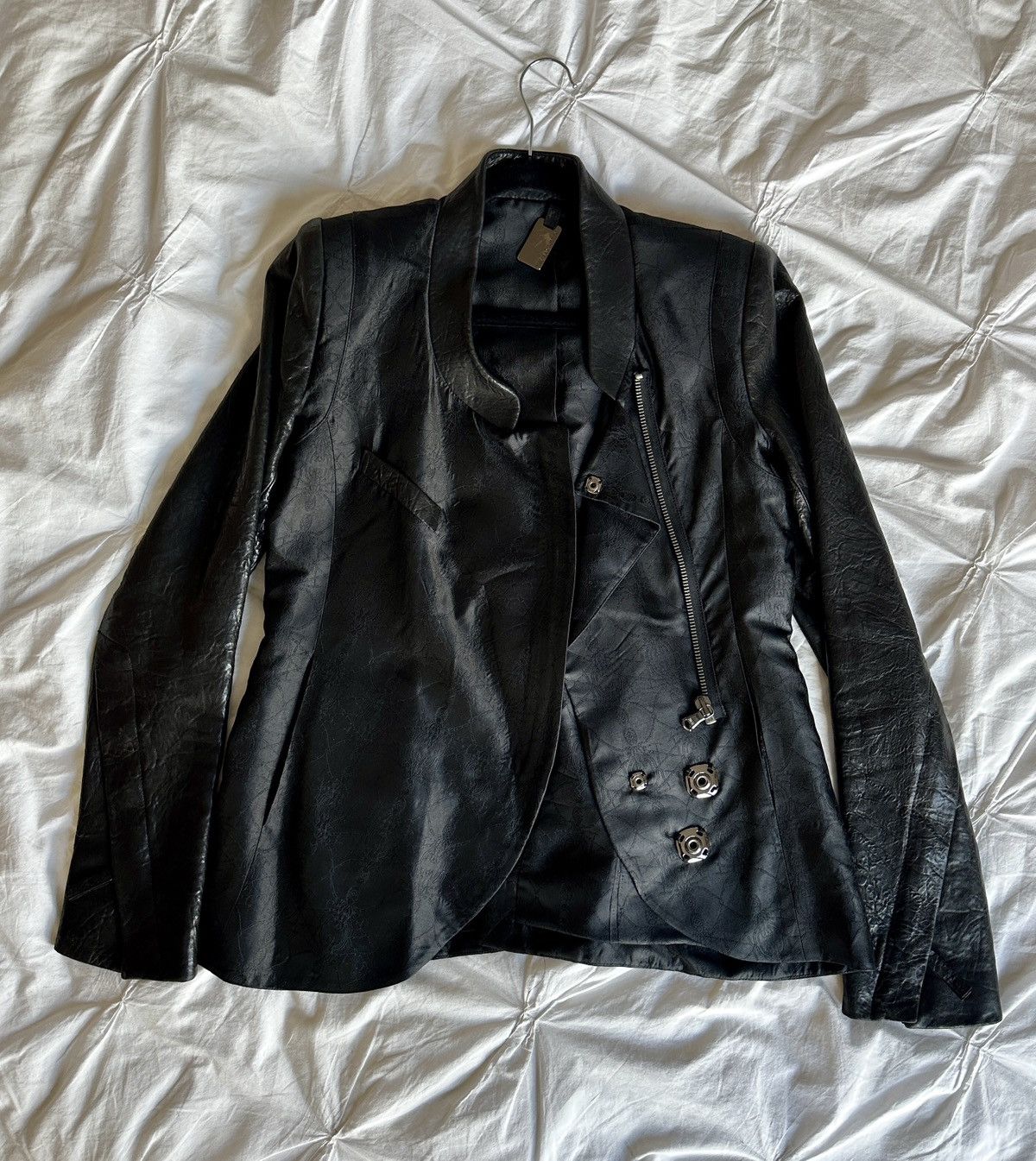 Thomas Wylde Rare 00s Thomas Wylde Leather Jacket Size M / US 6-8 / IT 42-44 - 4 Thumbnail