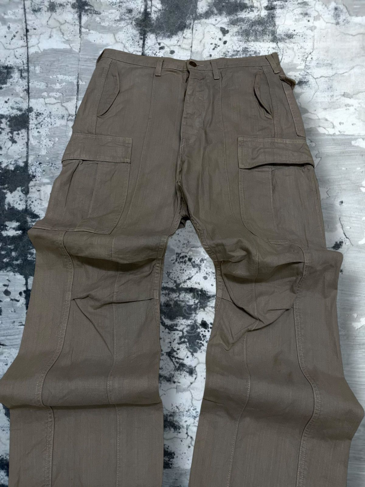 Japanese Brand Vintage 1990s Japan Designer Slowgun Tactical Cargo Pant Size US 30 / EU 46 - 4 Thumbnail