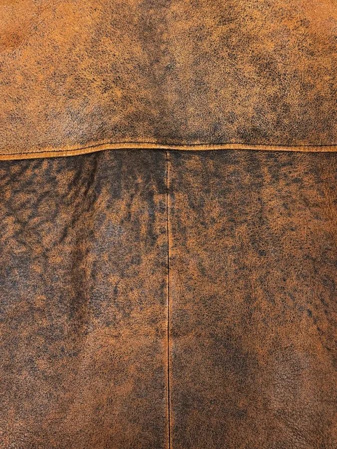 Dolce & Gabbana 2000s Dolce & Gabbana Aged Brown Leather Shearling Jacket Size US L / EU 52-54 / 3 - 10 Thumbnail