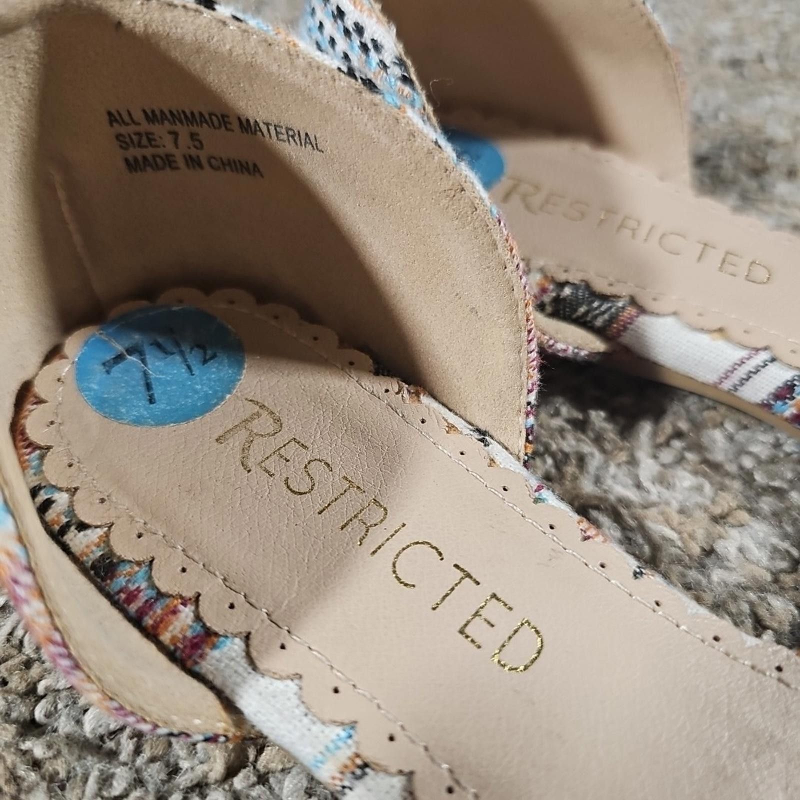 Restricted Restricted Womens Ballet Flats 7.5 Boho Casual Travel Shoes Size US 7.5 / IT 37.5 - 2 Thumbnail