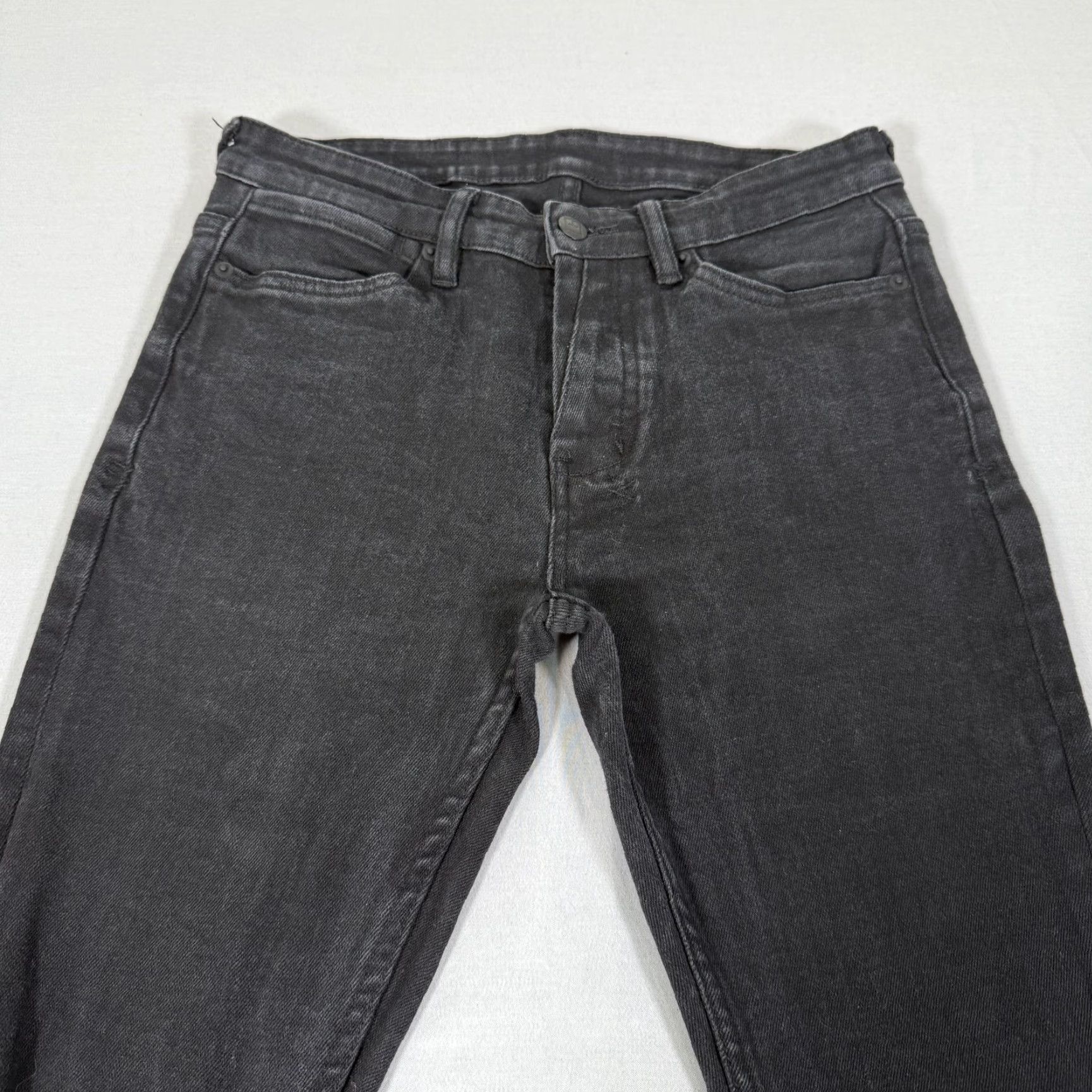 Ksubi VINTAGE Ksubi Jeans Mens 30x32 Van Winkle Ace Black Slice Skinny Distressed Denim Pants Size US 30 / EU 46 - 2 Thumbnail