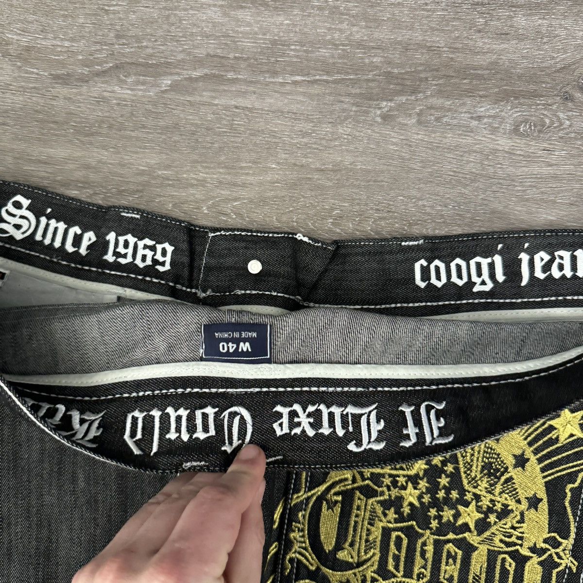 Coogi × JNCO × Vintage Rare Vintage Coogi baggy embroidered NWT jeans Size US 40 / EU 56 - 3 Thumbnail