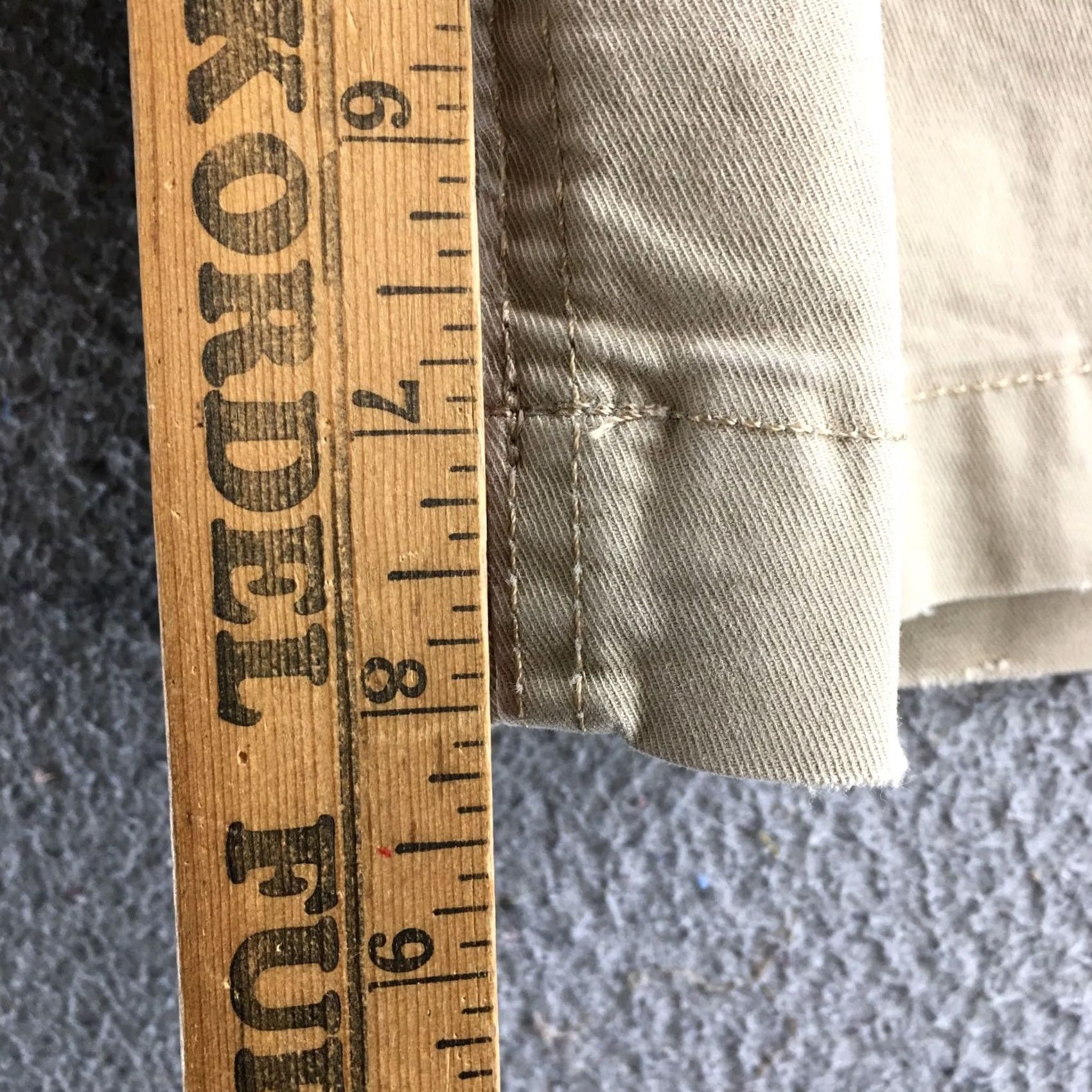 American Eagle Outfitters American Eagle Outfitters Lived In Khaki Short Mens 28 Beige Cotton Blend Mid Rise NEW Size US 28 / EU 44 - 7 Thumbnail