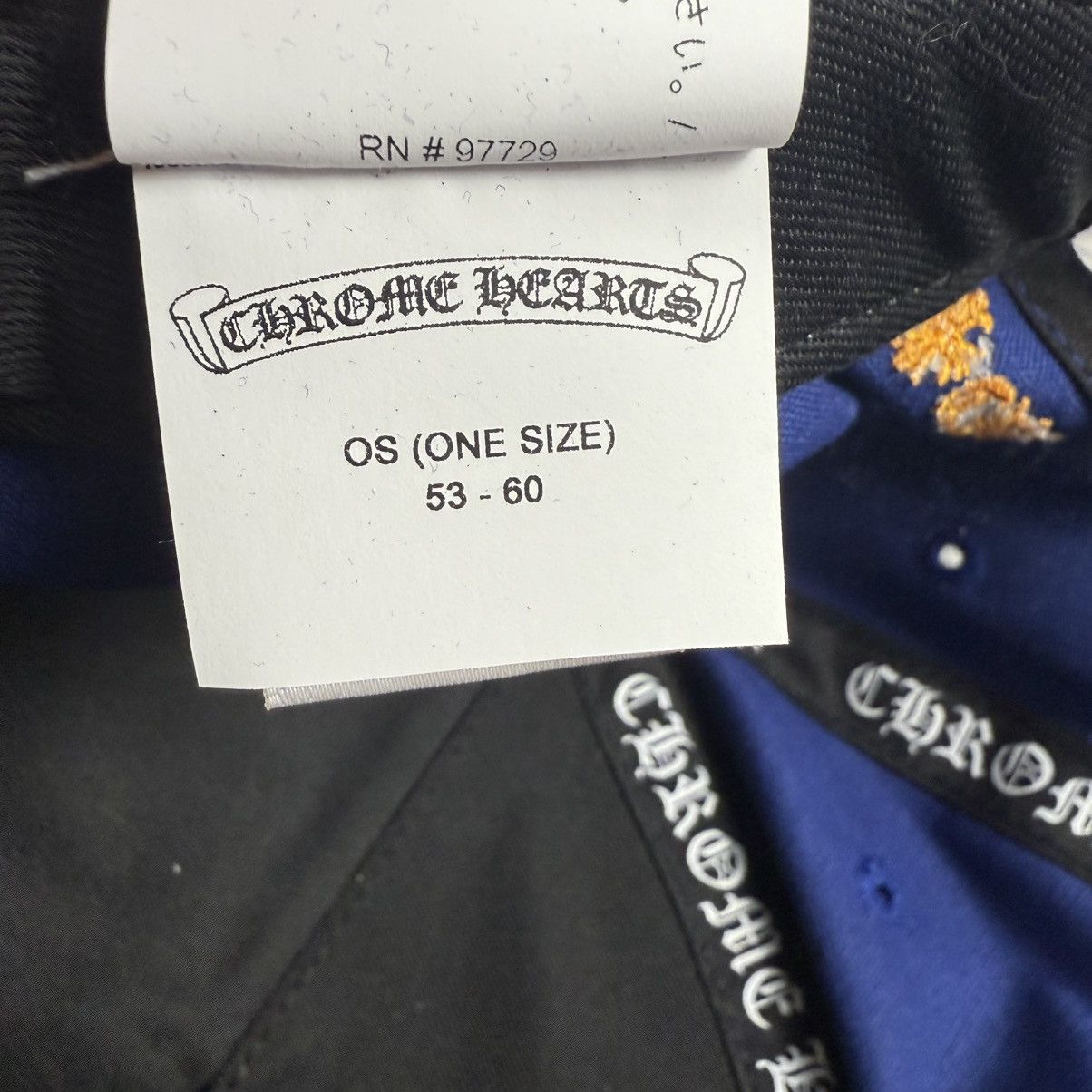 Chrome Hearts Chrome Hearts CH Logo ‘Blue’ Baseball Cap Size ONE SIZE - 8 Thumbnail