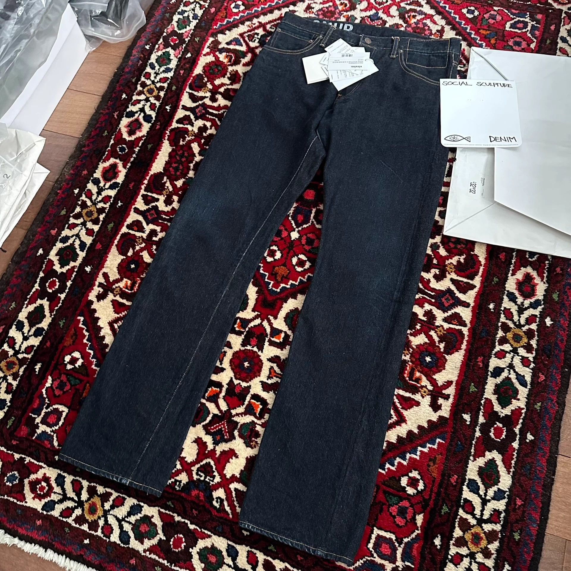 Visvim visvim 23aw 01.2mud mud dyed denim W32L32 Size US 32 / EU 48 - 3 Thumbnail