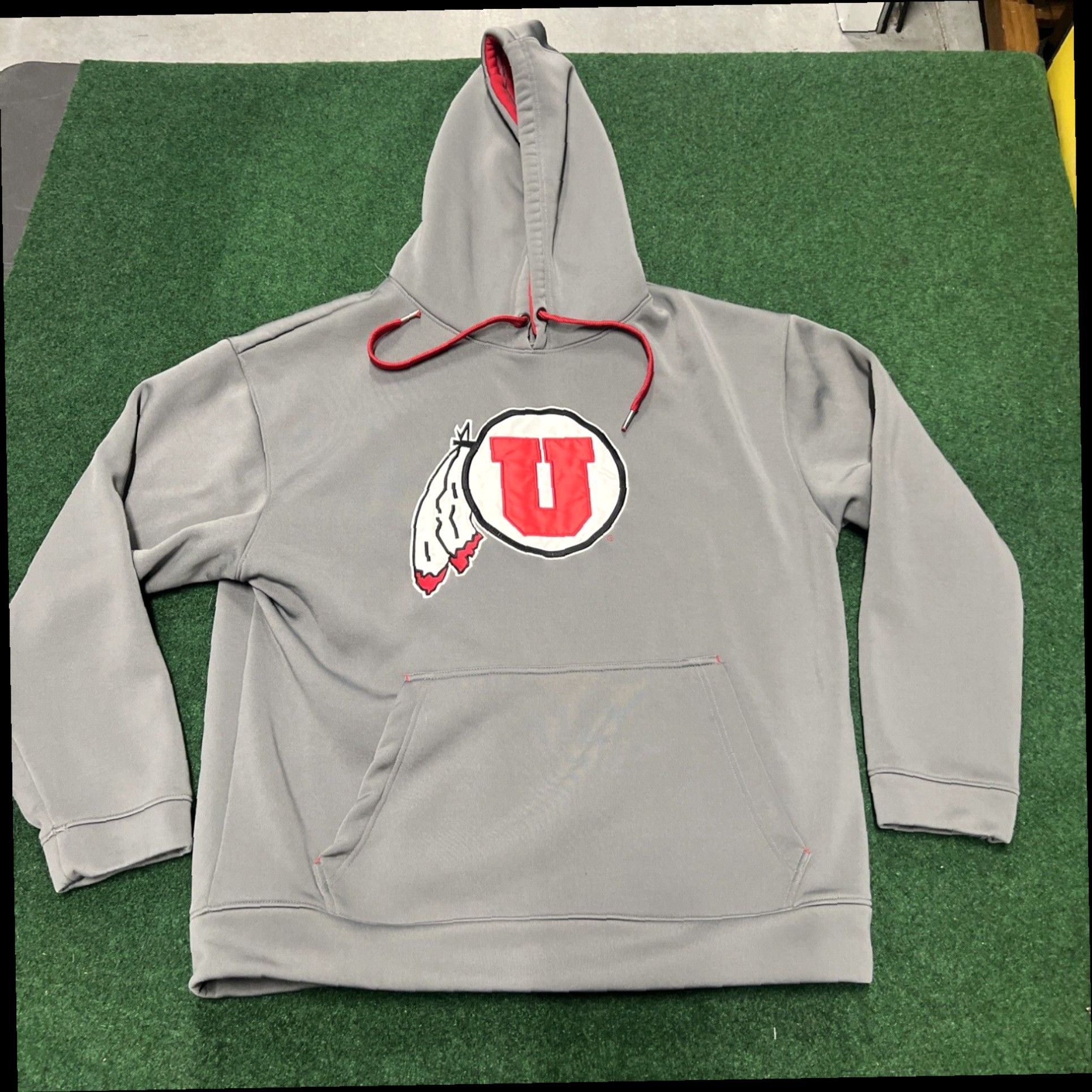 Vintage Athletics Pac 12 Utah Gray Hoodie Pullover Size XL Size US XL / EU 56 / 4 - 1 Thumbnail