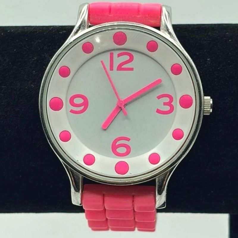 Other Silver & Pink Y2K Men’s Watch Size ONE SIZE - 1 Thumbnail