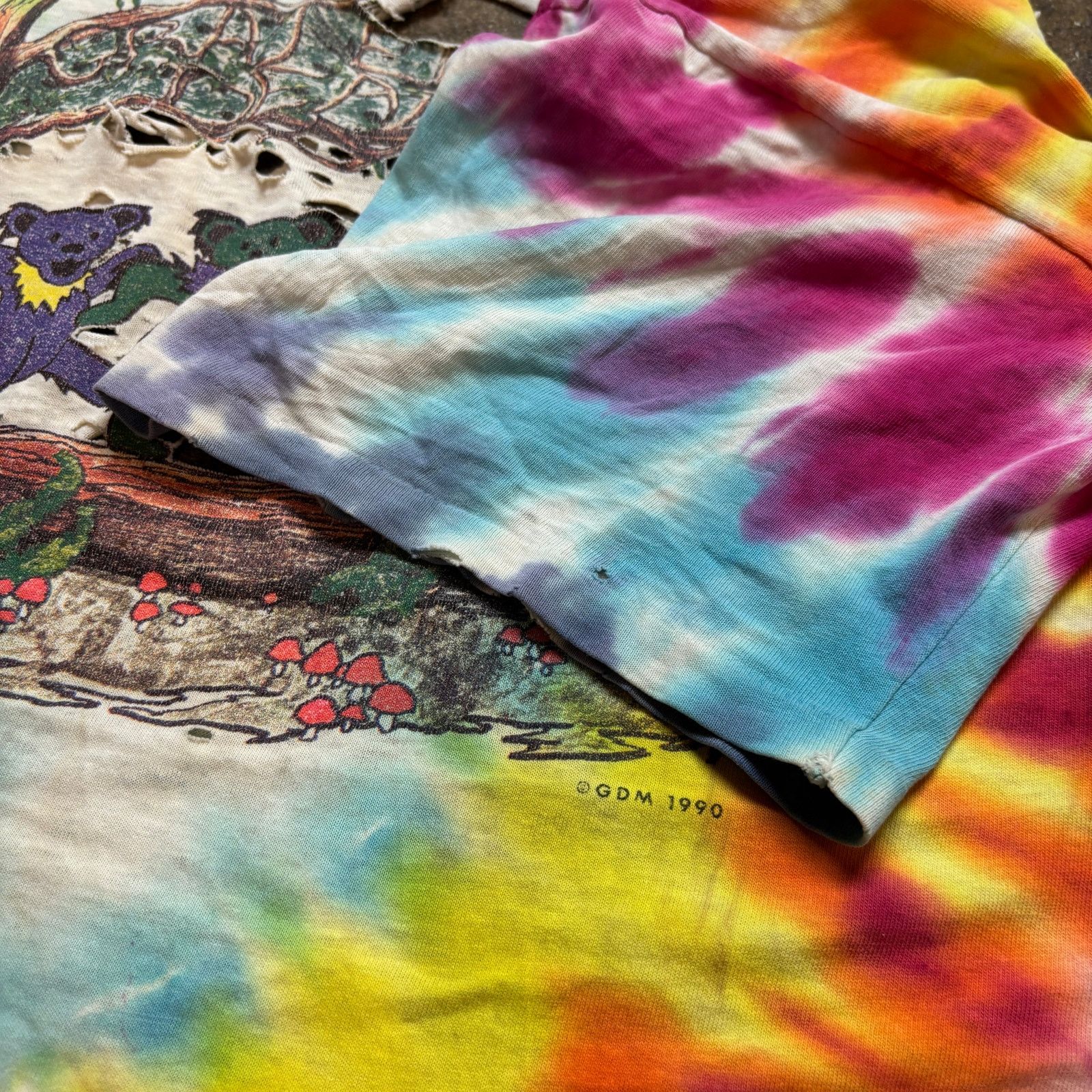 Band Tees × Grateful Dead × Vintage Vintage 1990 Grateful Dead Dancing Bears 25th Anniv Shirt XL Size US XL / EU 56 / 4 - 11 Thumbnail