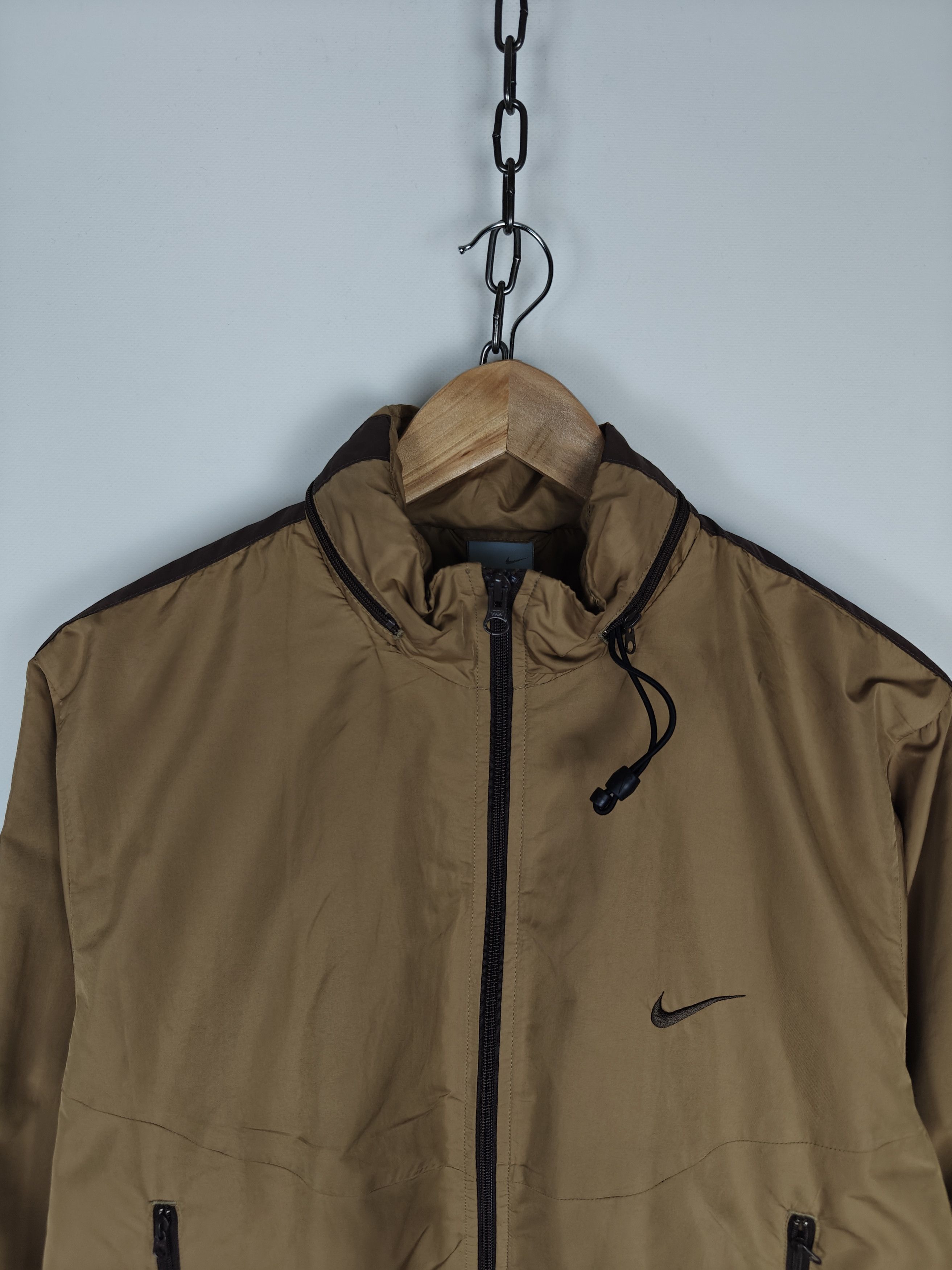 Nike Nike VTG Jacket Zip Hooded Brown size S Size US S / EU 44-46 / 1 - 3 Thumbnail