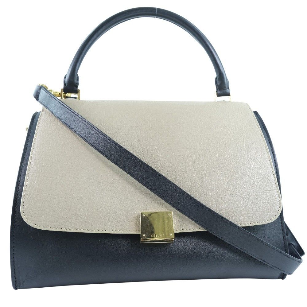 Celine Celine Trapeze Bag Leather with Suede Size ONE SIZE - 1 Thumbnail