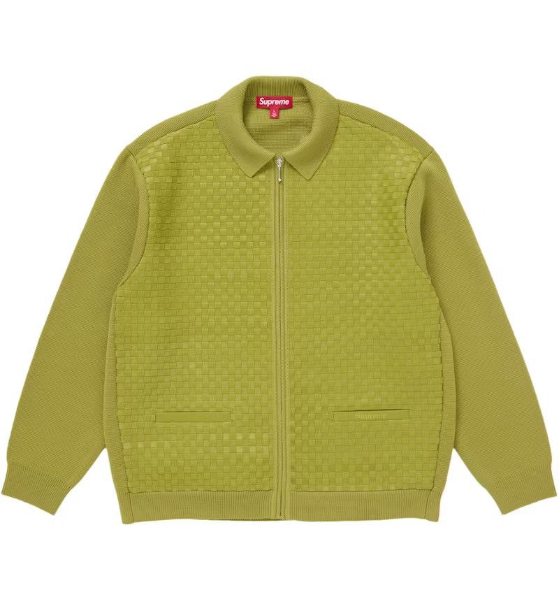 Supreme Green Cow Print Cardigan | Grailed