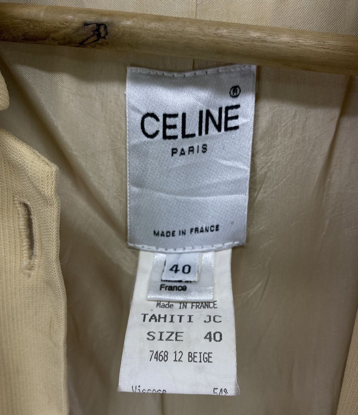 Celine Vintage Celine Paris Shirts Button Up Flannel Size M / US 6-8 / IT 42-44 - 11 Thumbnail